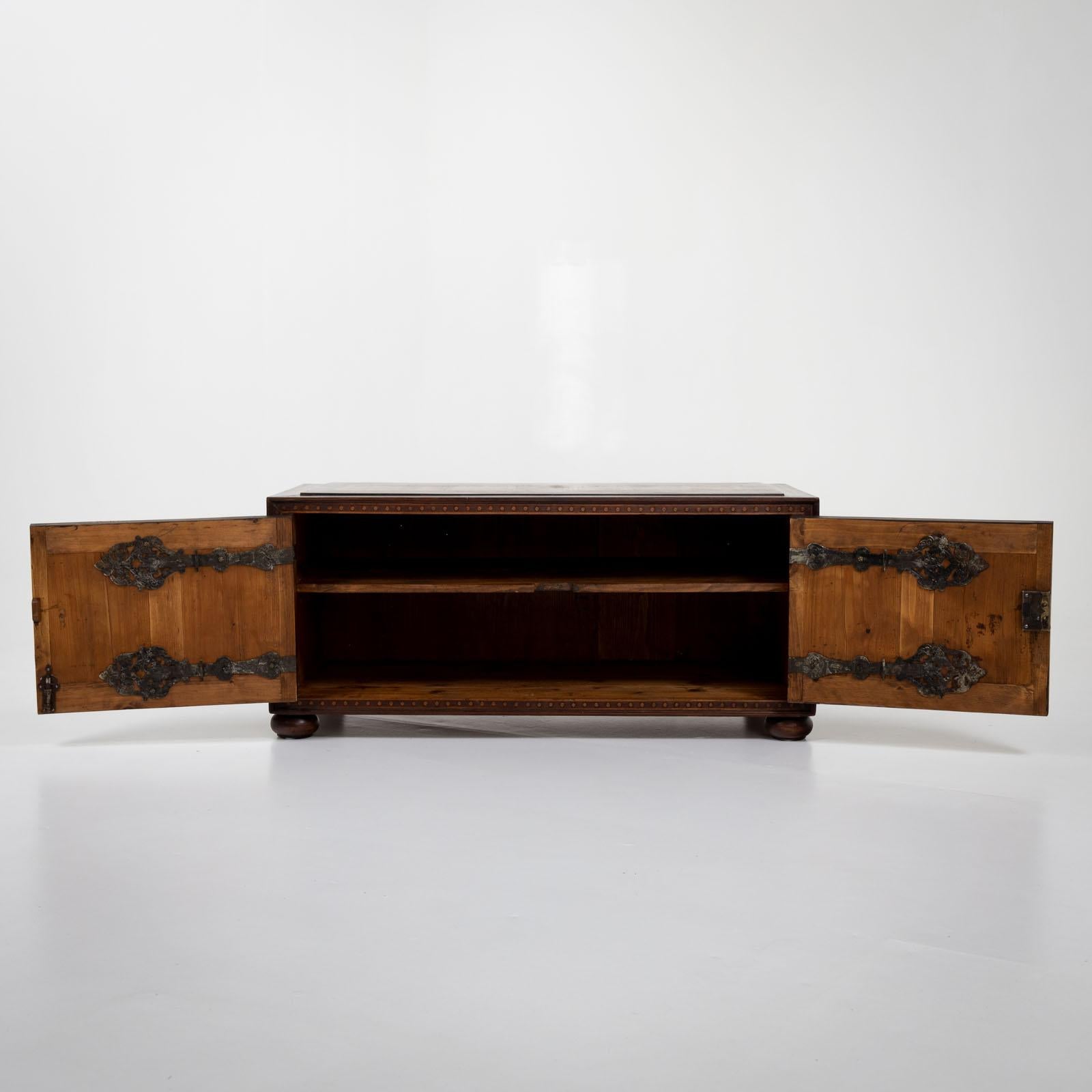 19th Century Chest with Doors, late 19th century For Sale