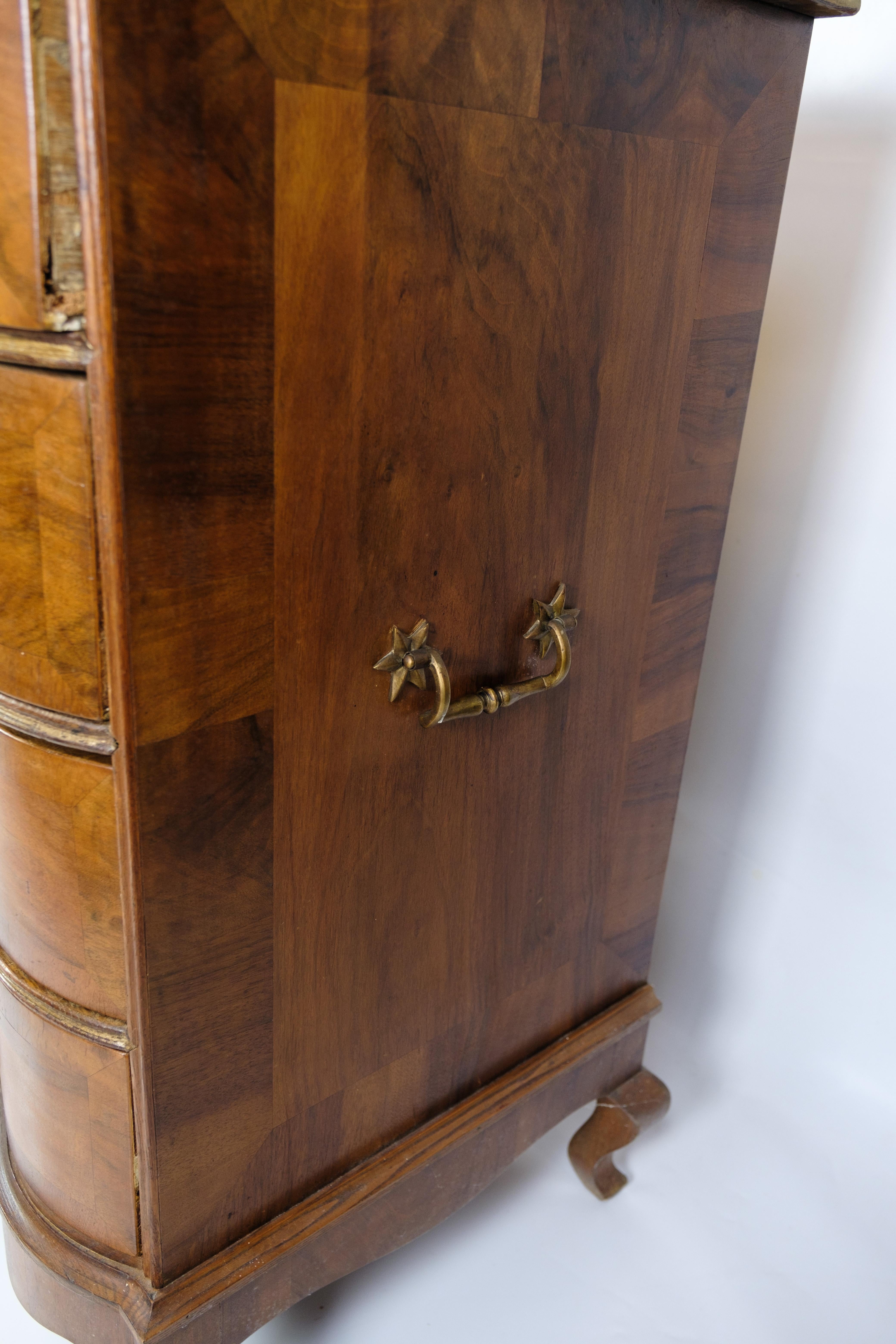 Cassettiera in noce e legno di frutta degli anni '60 in vendita 2