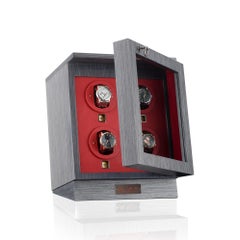 Il Passatempo Baúl con Cuatro Arrolladores en Roble Gris Humo