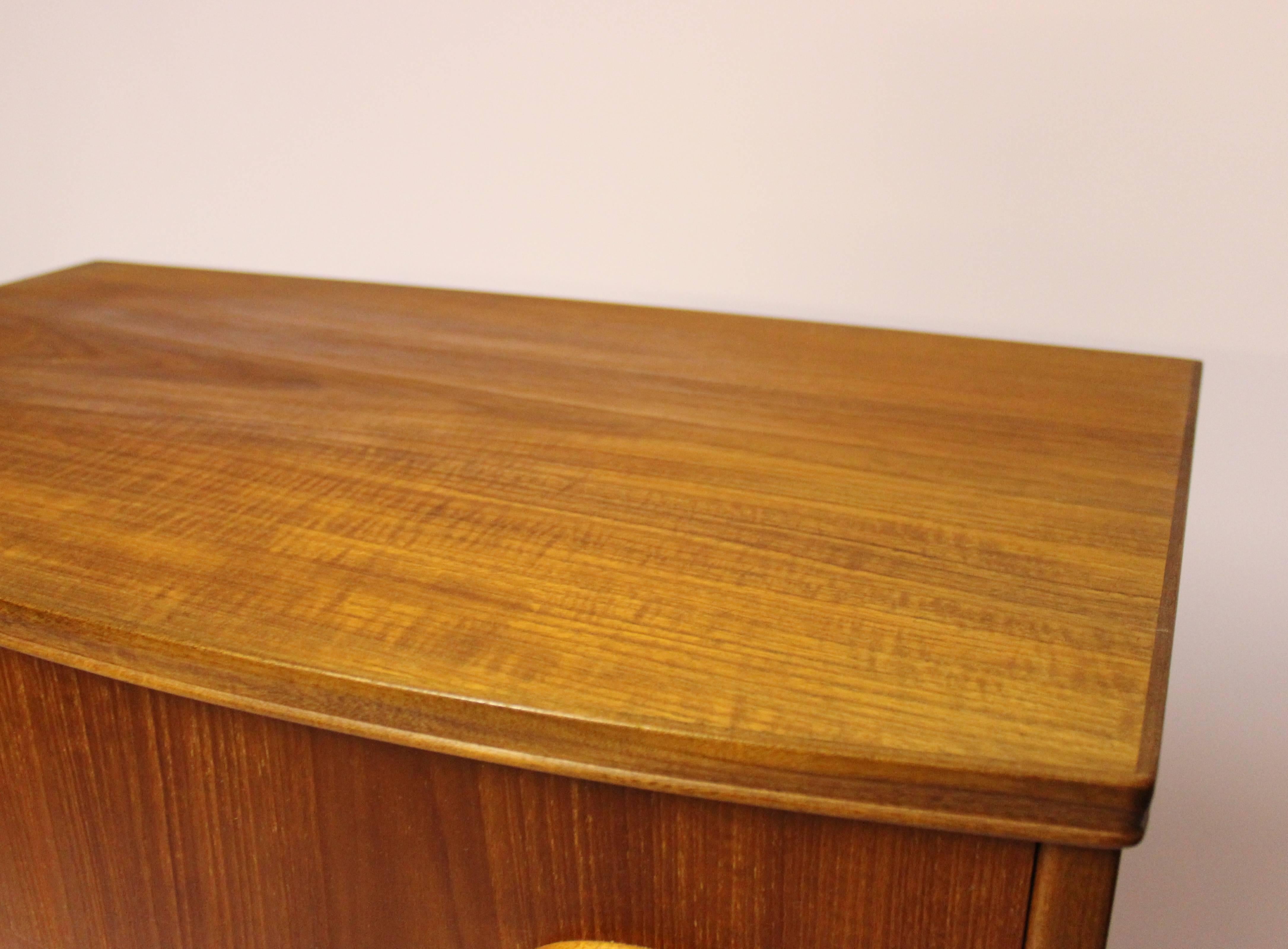 Mid-20th Century Chest with Six Drawers in Teak and Oak Designed by Kai Kristiansen, 1960s