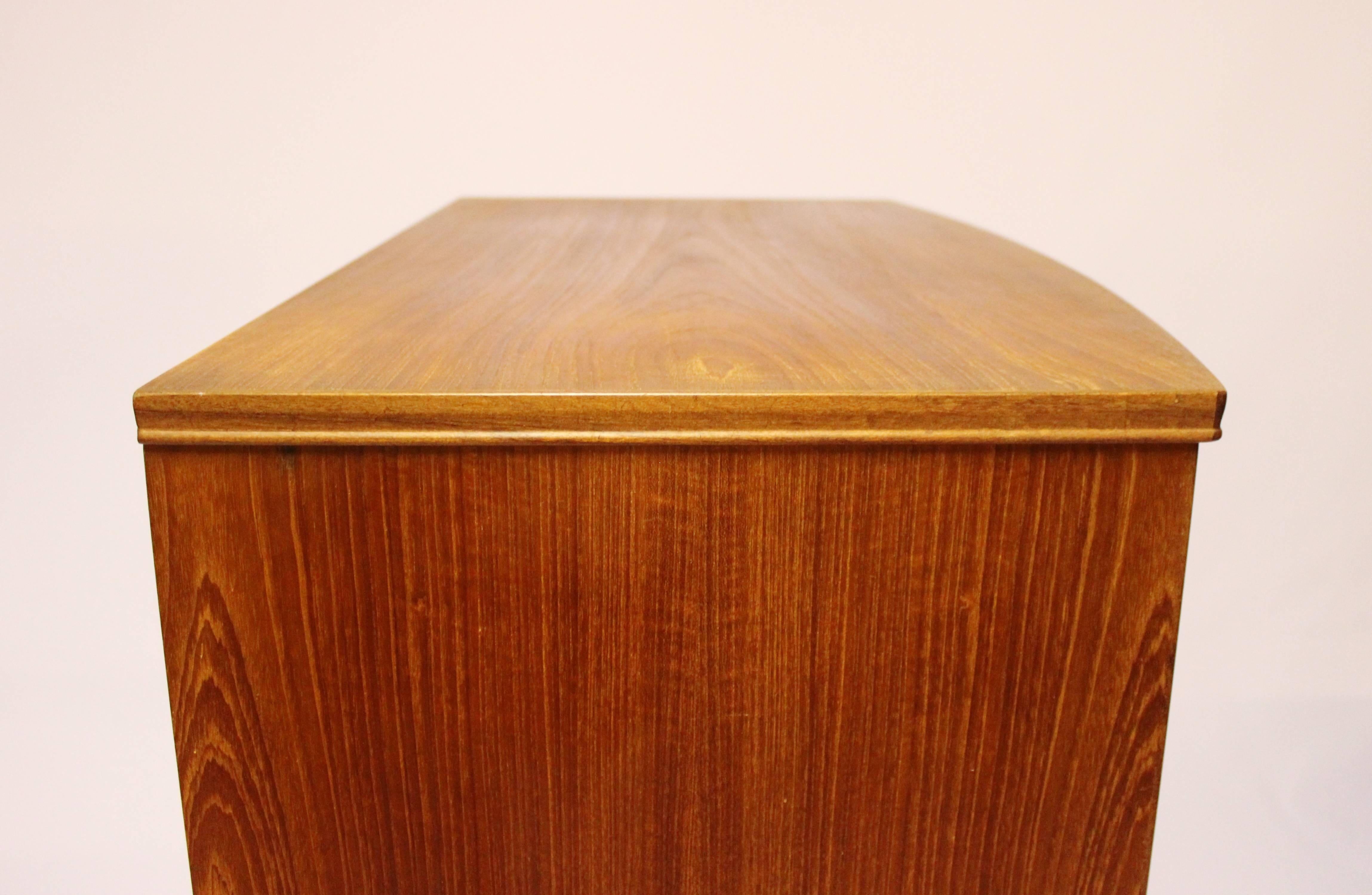Chest with Six Drawers in Teak and Oak Designed by Kai Kristiansen, 1960s 2