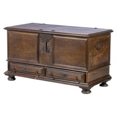 Chest with two drawers in sucupira and jacaranda wood - 17th century