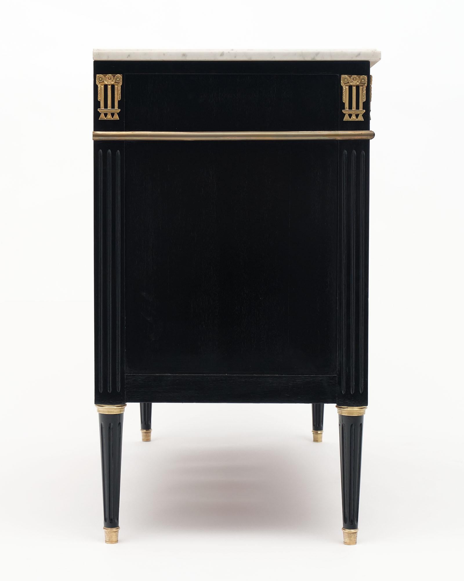 Chest with White Marble Top at 1stDibs