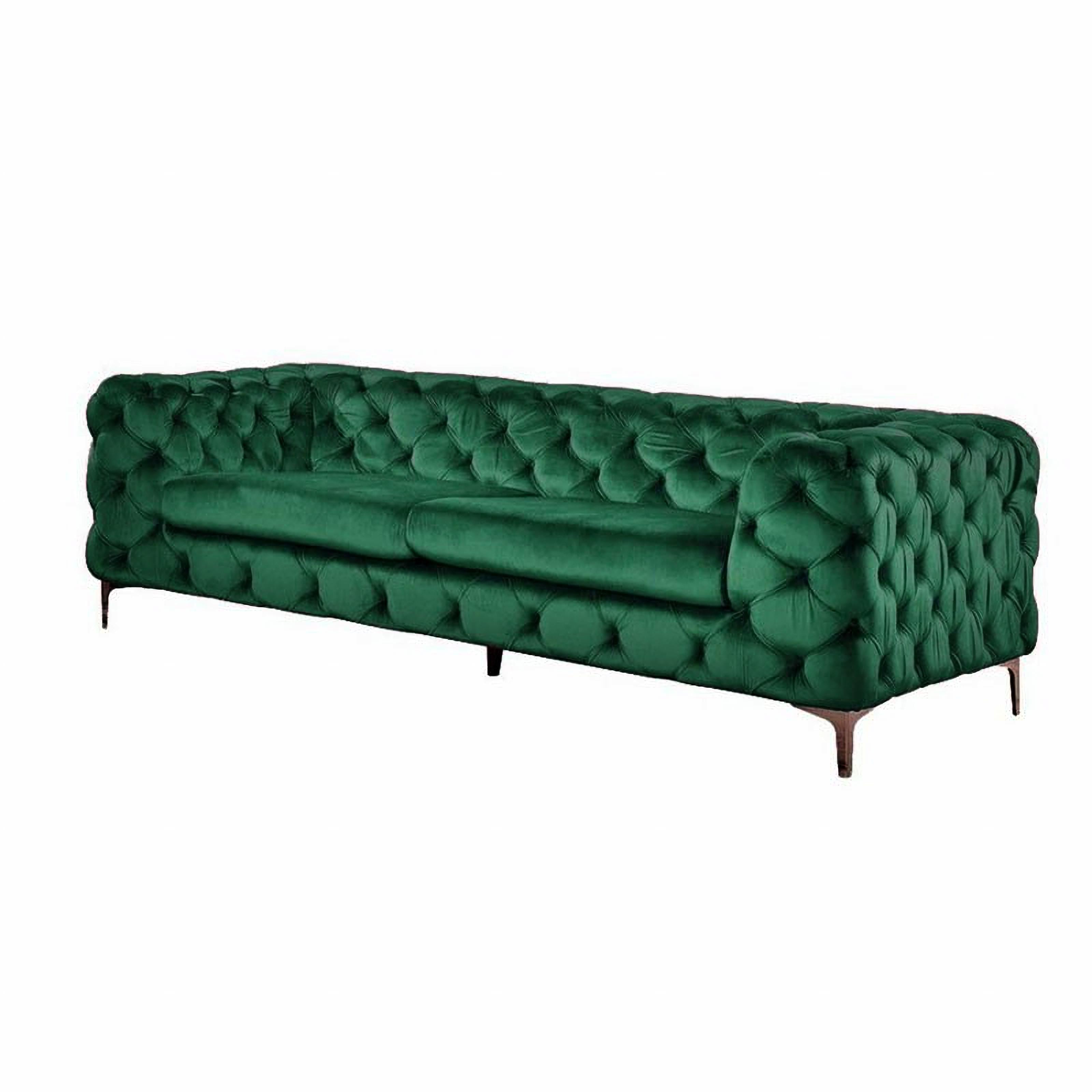 green chester sofa