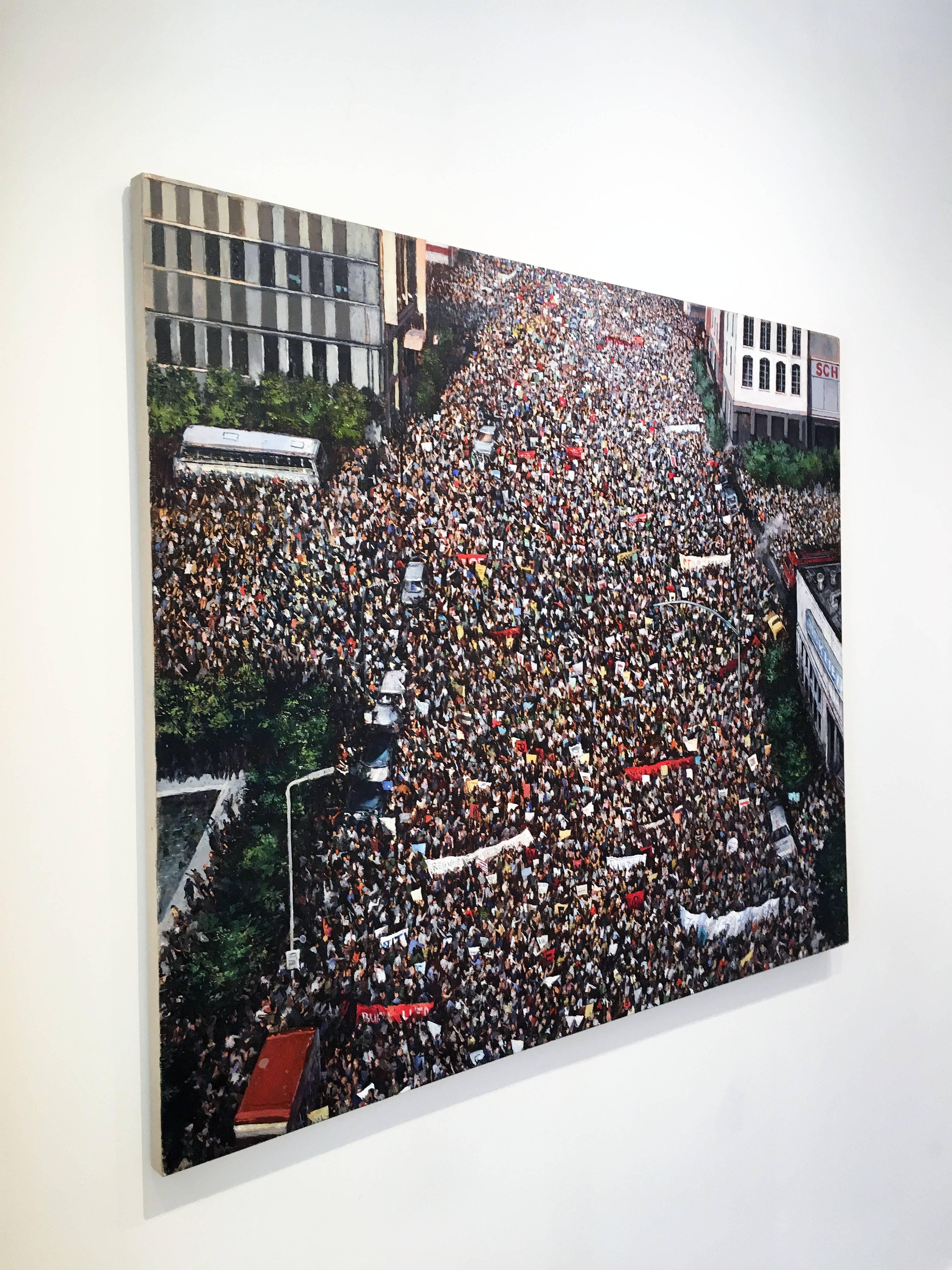 Disidencia - Painting realista estadounidense de Chester Arnold