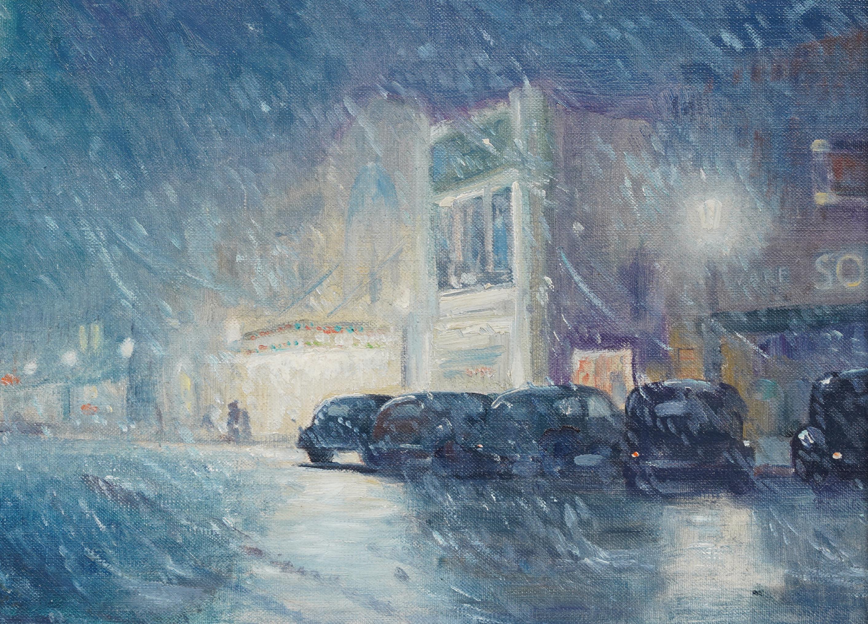 Ce charmant nocturne hivernal de Chester Bratten, intitulé 