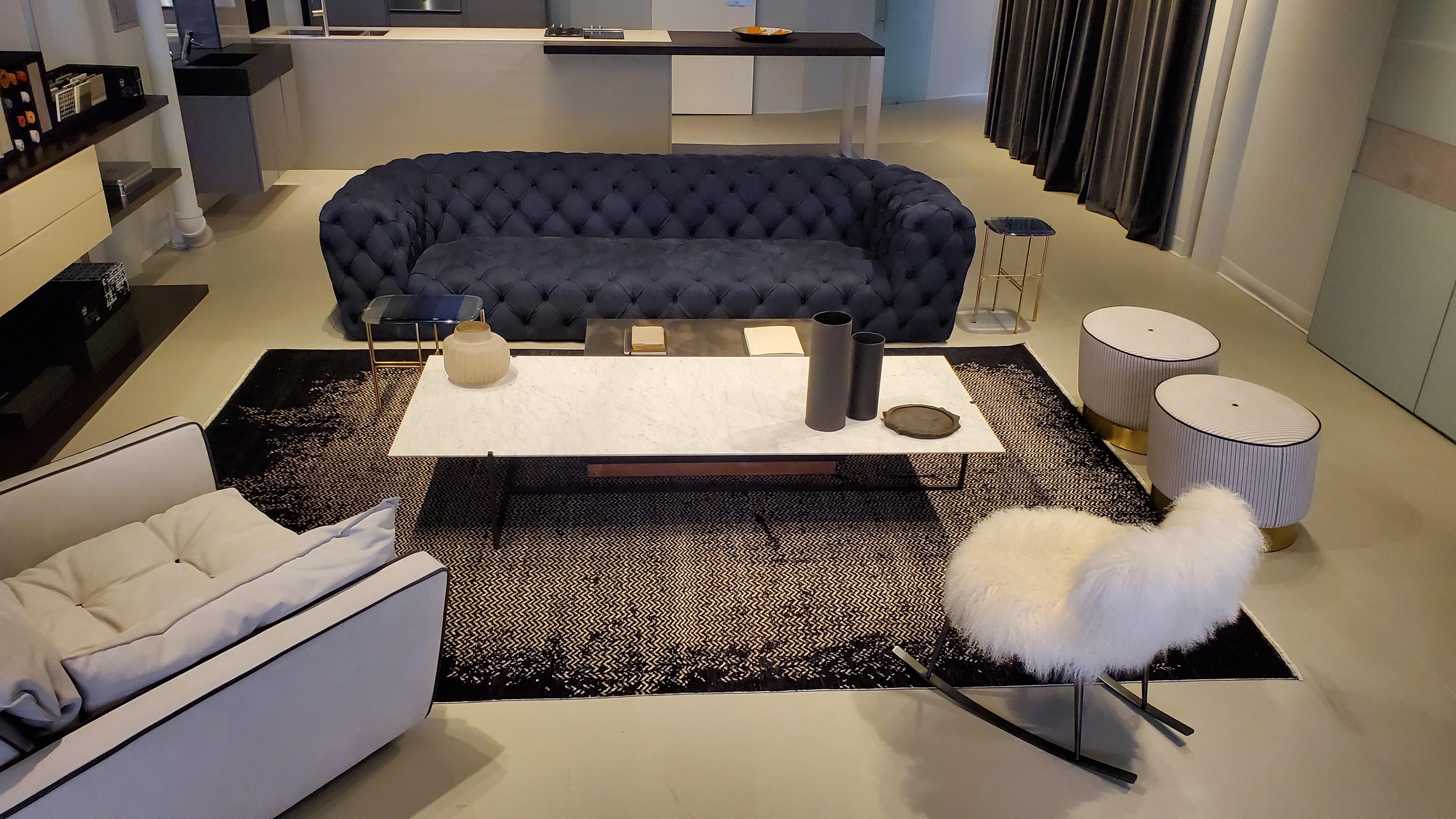 Italian Chester Moon Tufted Sofa by Paola Navone for Baxter For Sale