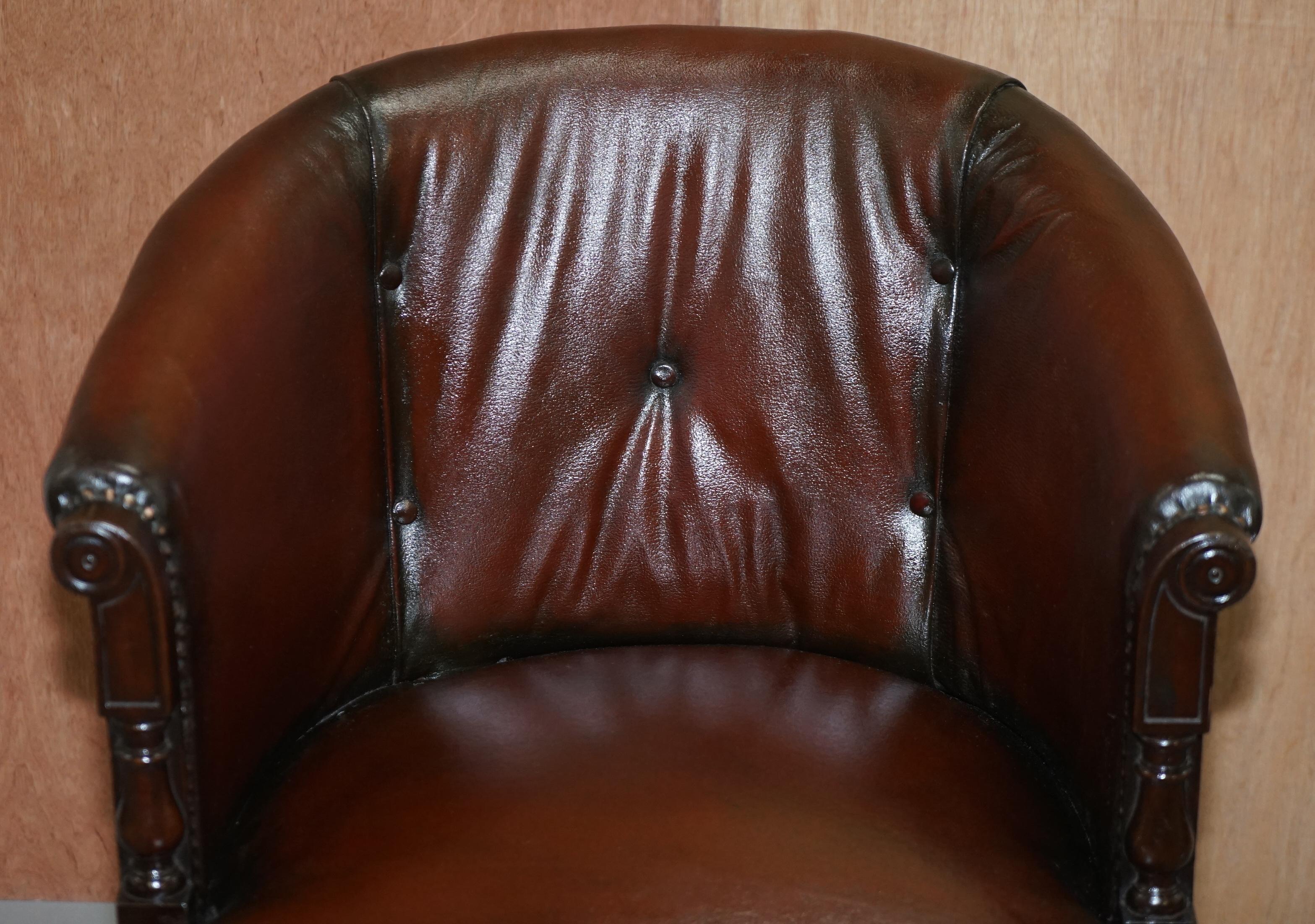 chesterfield barrel chair