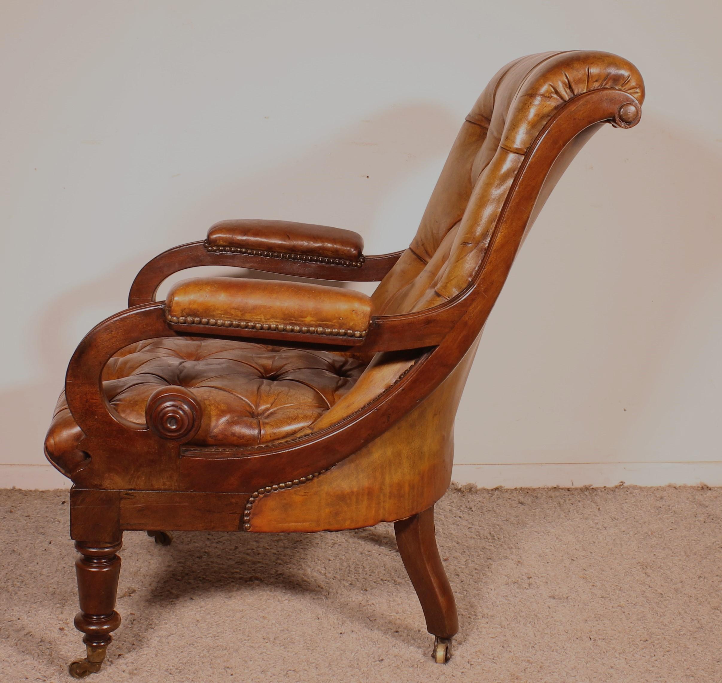 Poltrona Chesterfield - XIX secolo, dall'Inghilterra in vendita 4