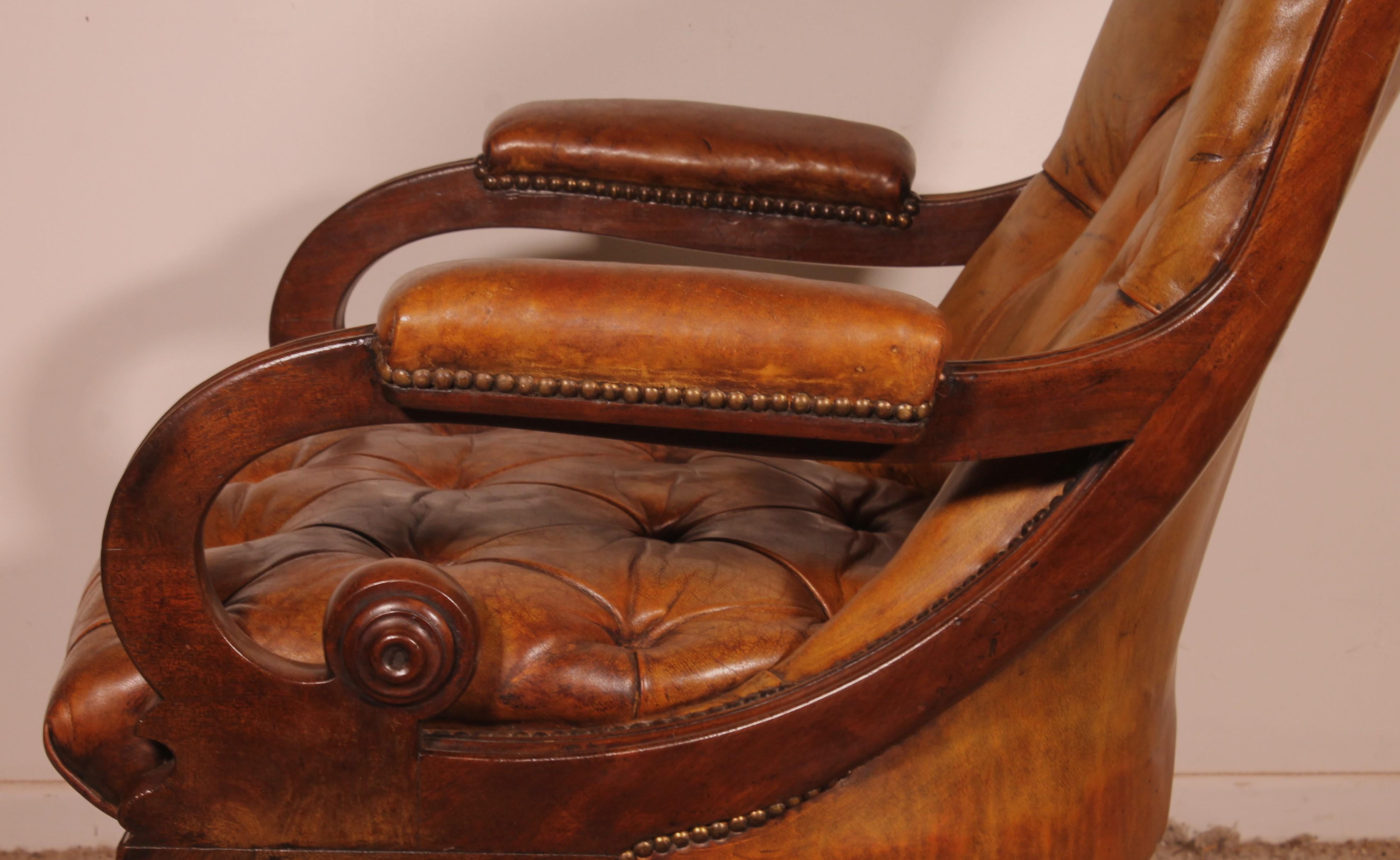 Poltrona Chesterfield - XIX secolo, dall'Inghilterra in vendita 5