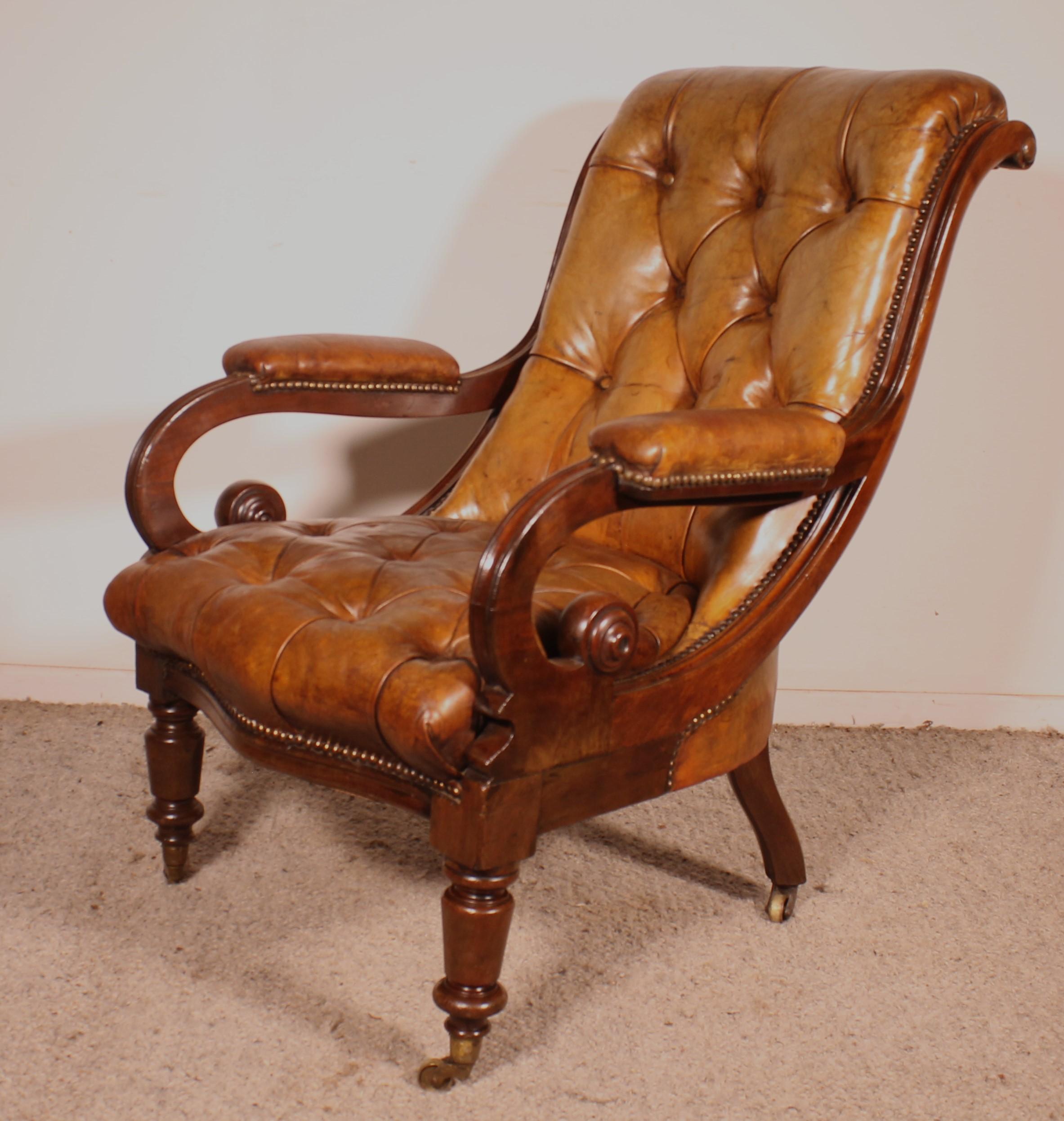 Poltrona Chesterfield - XIX secolo, dall'Inghilterra in vendita 6