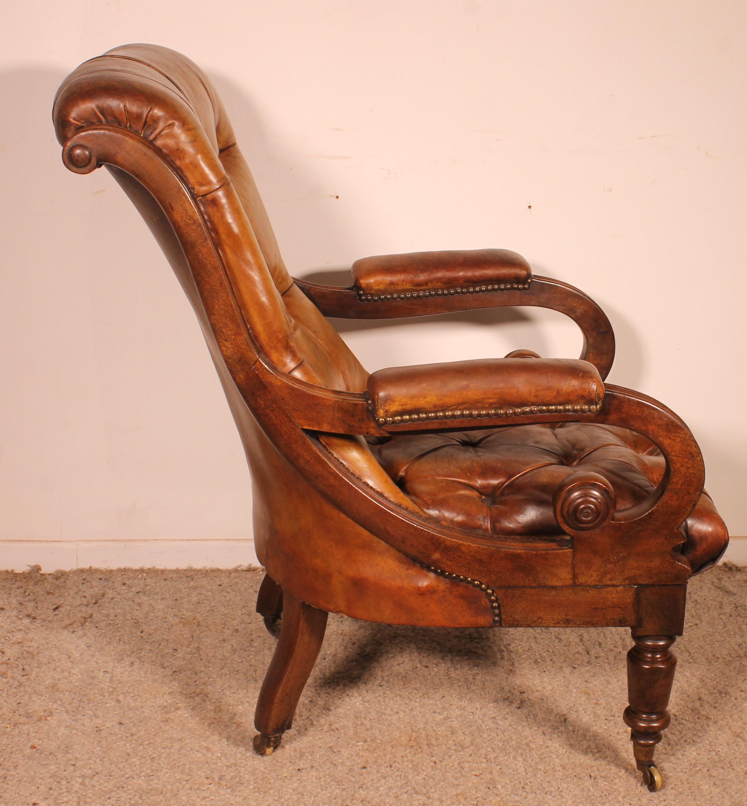 Poltrona Chesterfield - XIX secolo, dall'Inghilterra in vendita 2