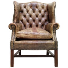 Chesterfield Armchair, Antique