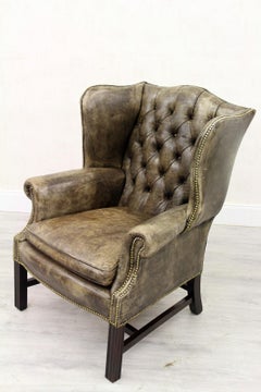 Chesterfield Armchair Wing Chair Antique Chair
