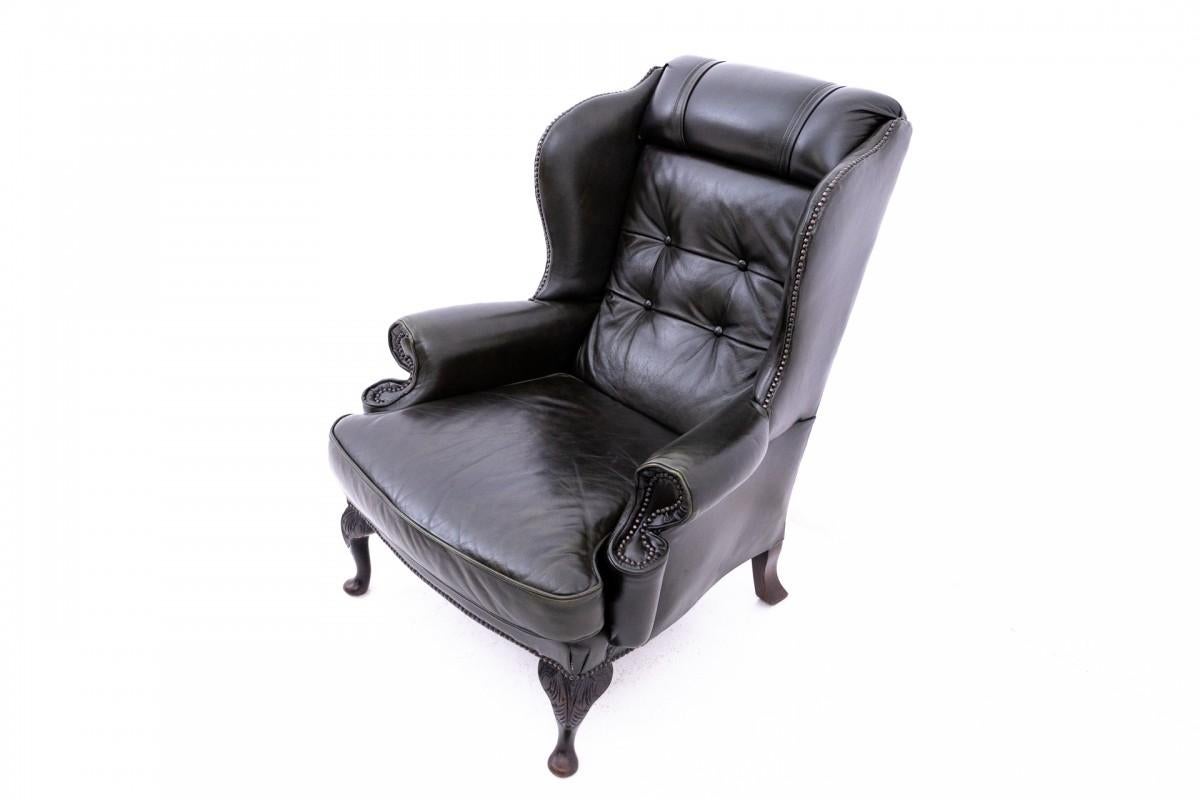 Sillón Chesterfield de los años 50, Europa Occidental. en Bueno estado para la venta en Chorzów, PL