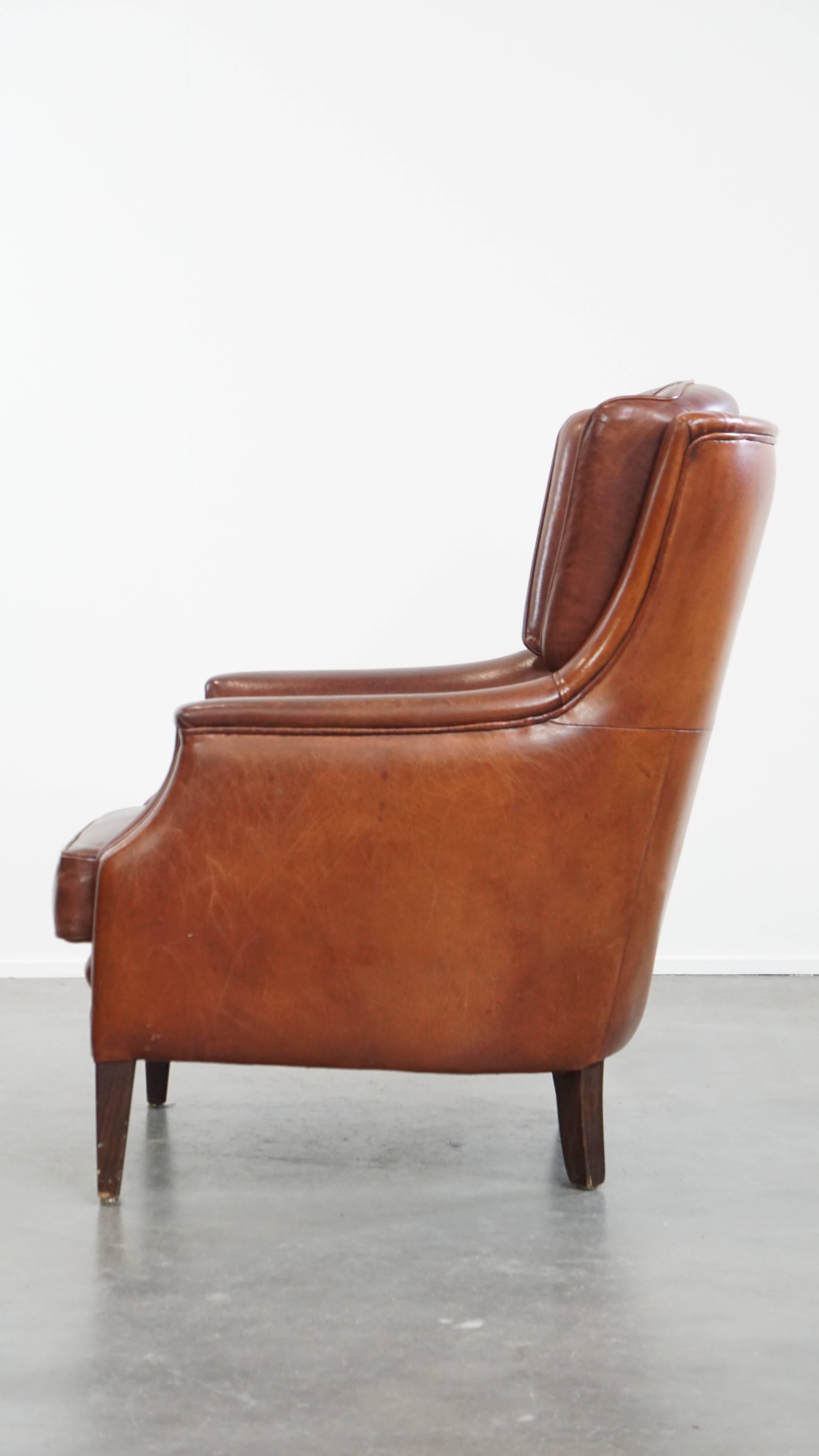 Sillón Chesterfield de piel de oveja Siglo XXI y contemporáneo en venta
