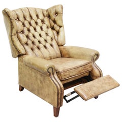 Chesterfield Armchair Wing Chair Chippendale Armchair Antique