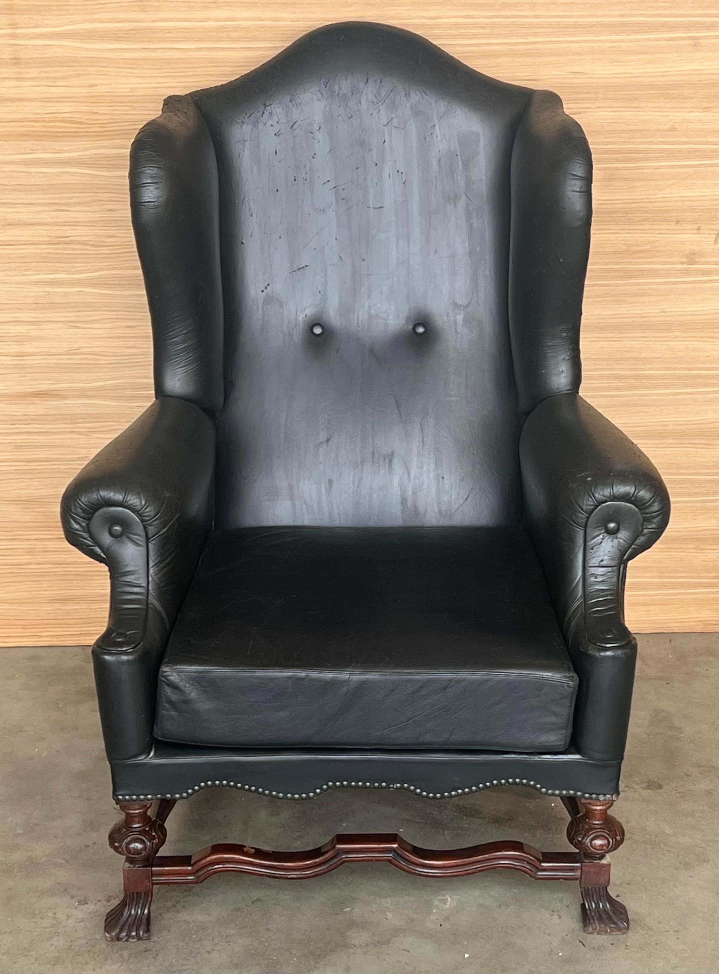 Poltrona Chesterfield degli anni '50, Europa occidentale.

Altezza delle braccia: 16,53 pollici
