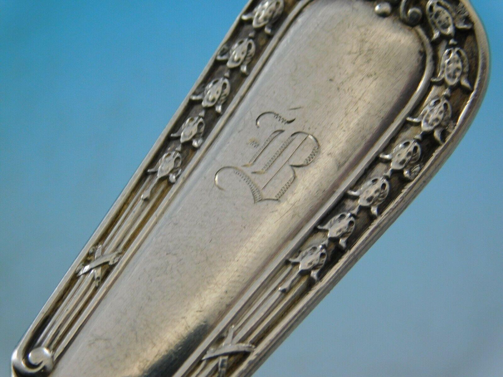 XX secolo Chesterfield by Gorham Set di posate in argento sterling 8 servizio 117 pezzi B Monogram in vendita
