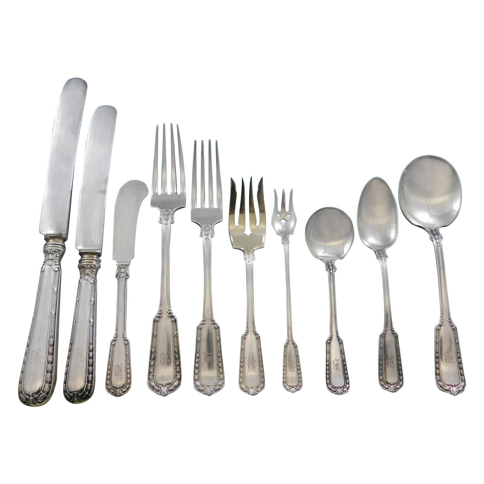 Virginiana By Gorham Sterling Silver Flatware Set 8 Service 111