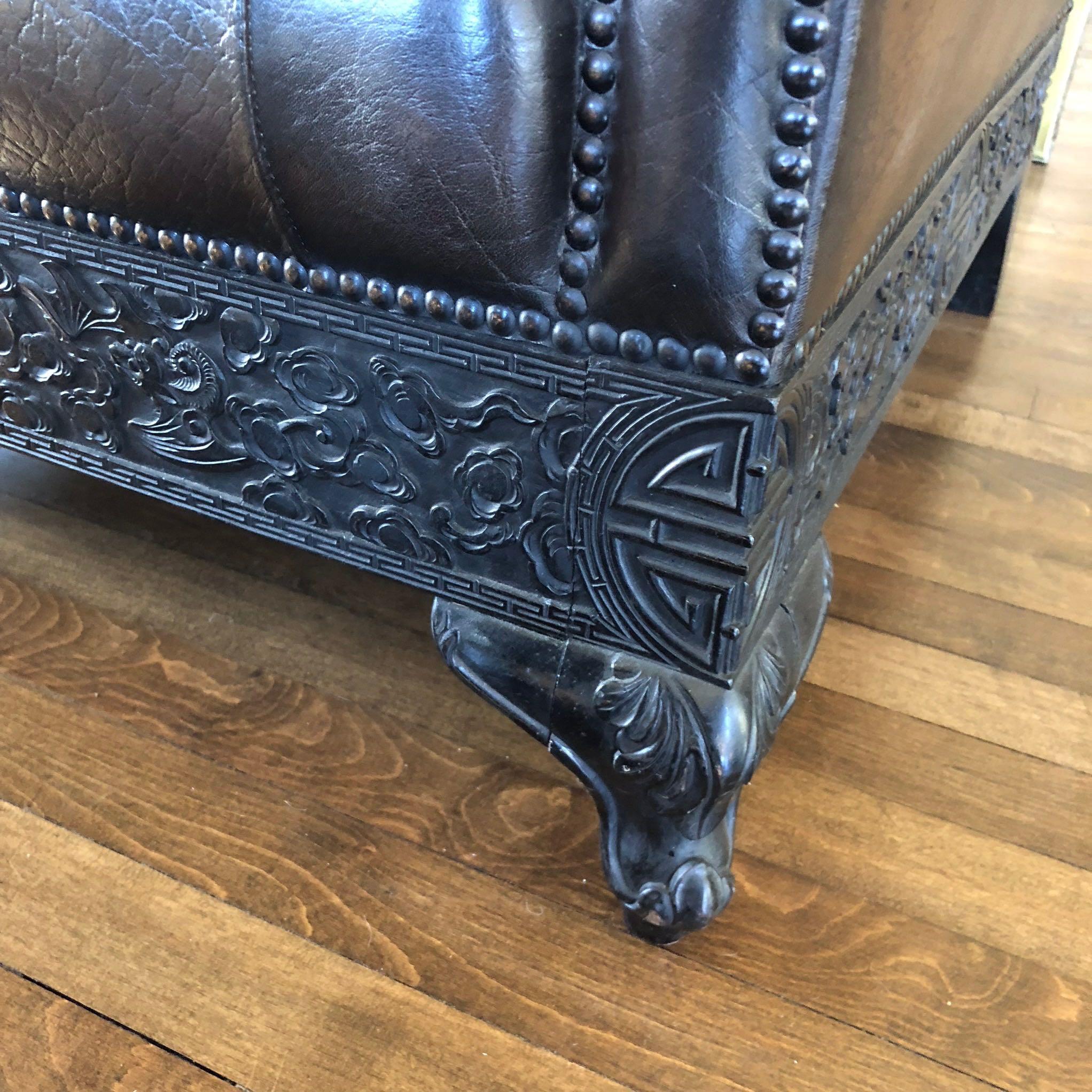 Chesterfield Chairs In Excellent Condition In Los Angeles, CA