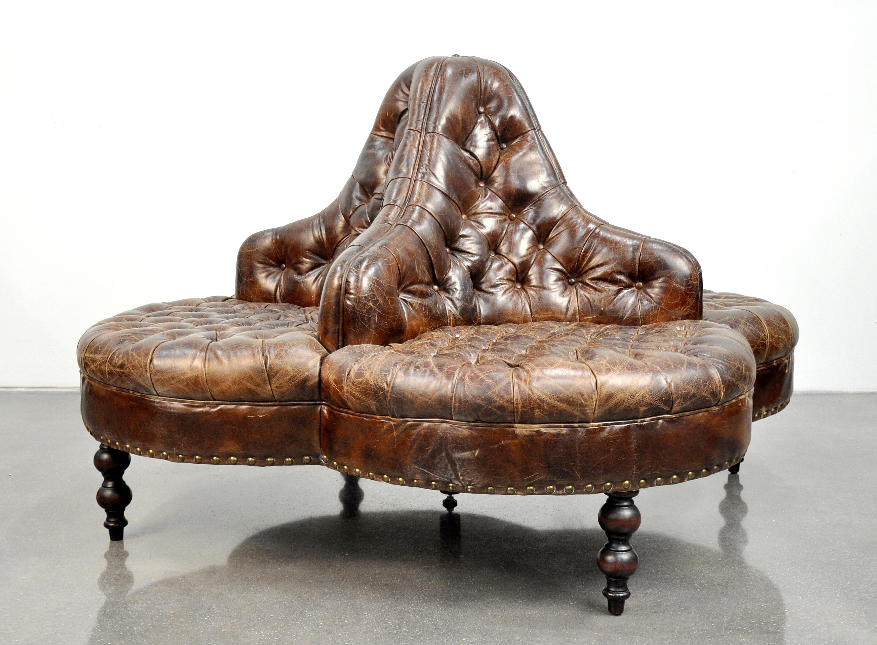 round chesterfield sofa