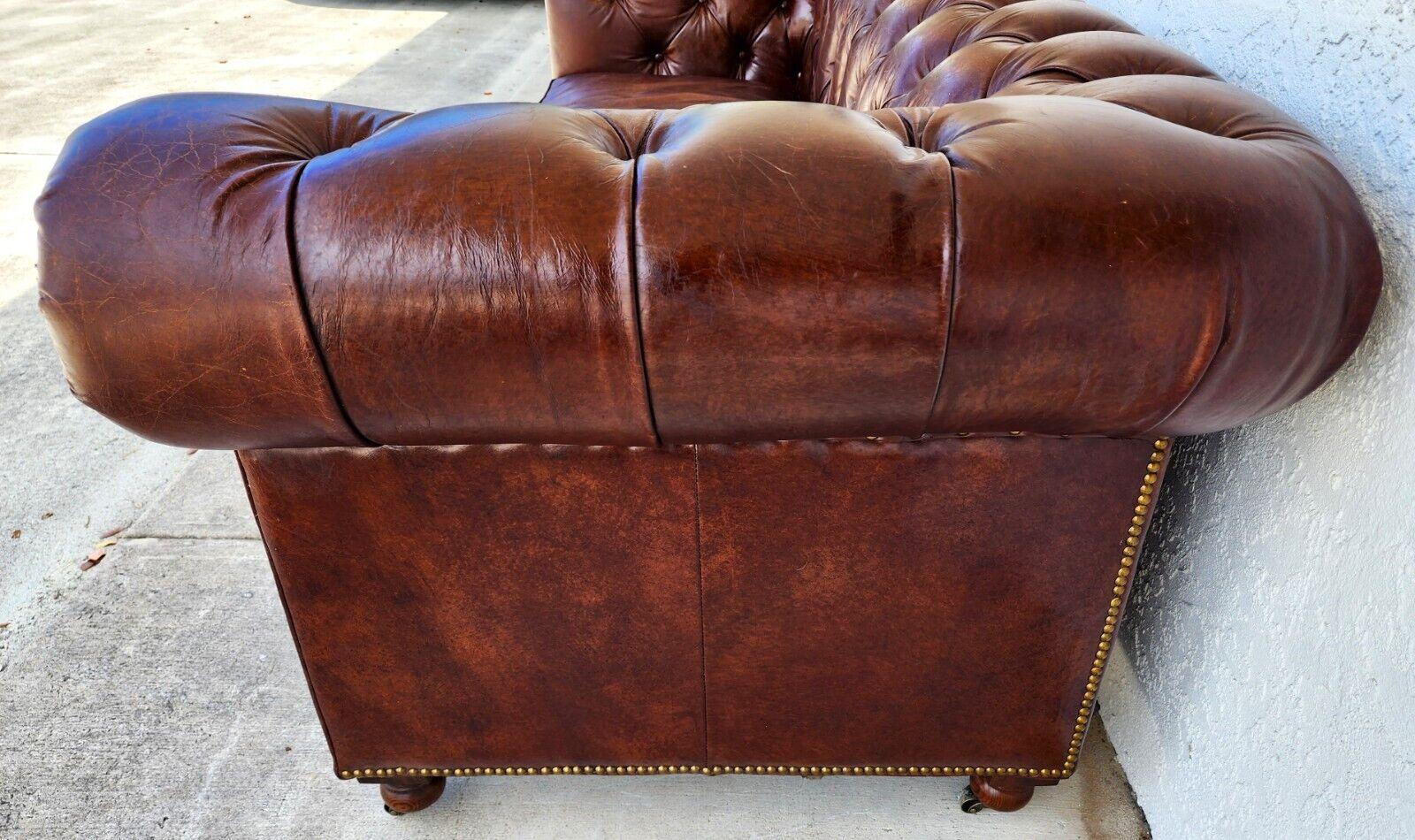 Chesterfield Leather Conrad Sofa by Four Hands  3