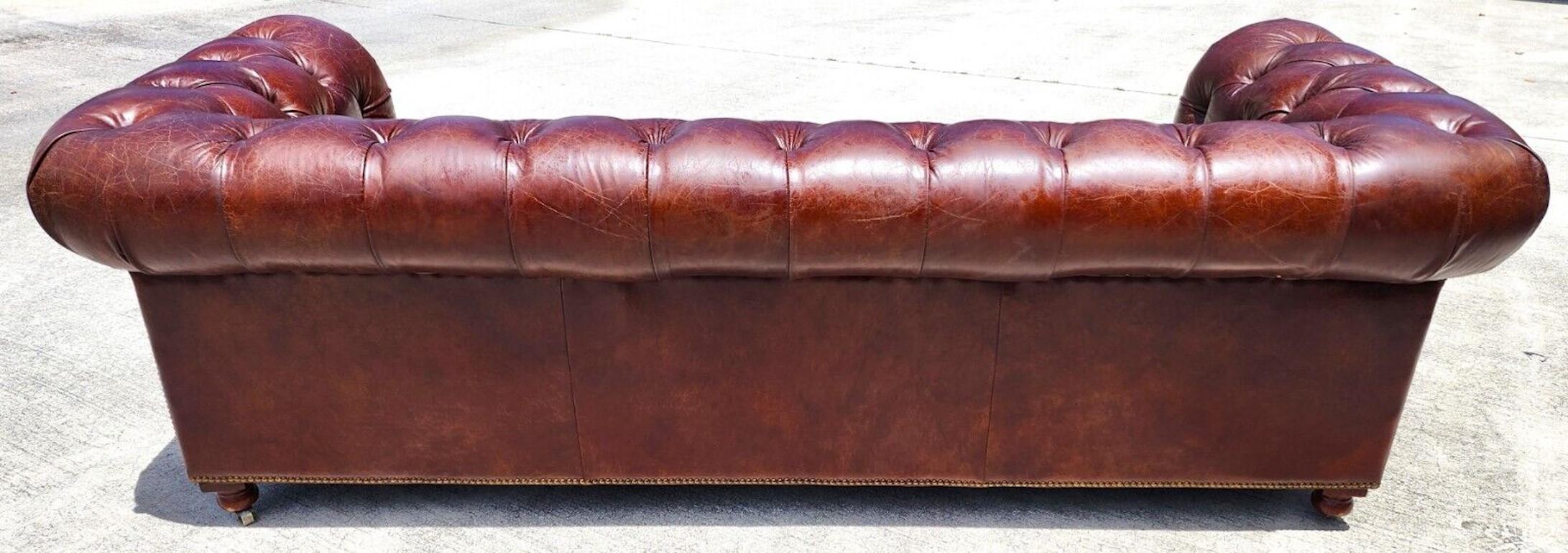 Chesterfield Leather Conrad Sofa by Four Hands  4