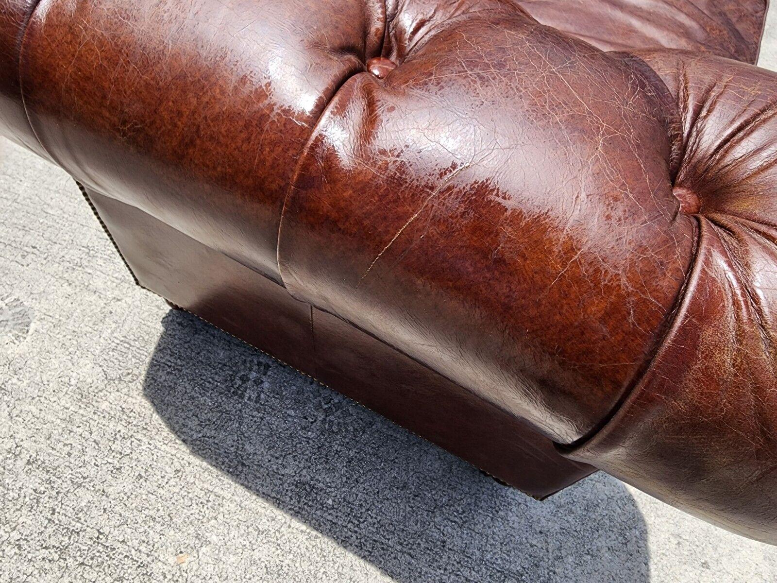 Chesterfield Leather Conrad Sofa by Four Hands  5