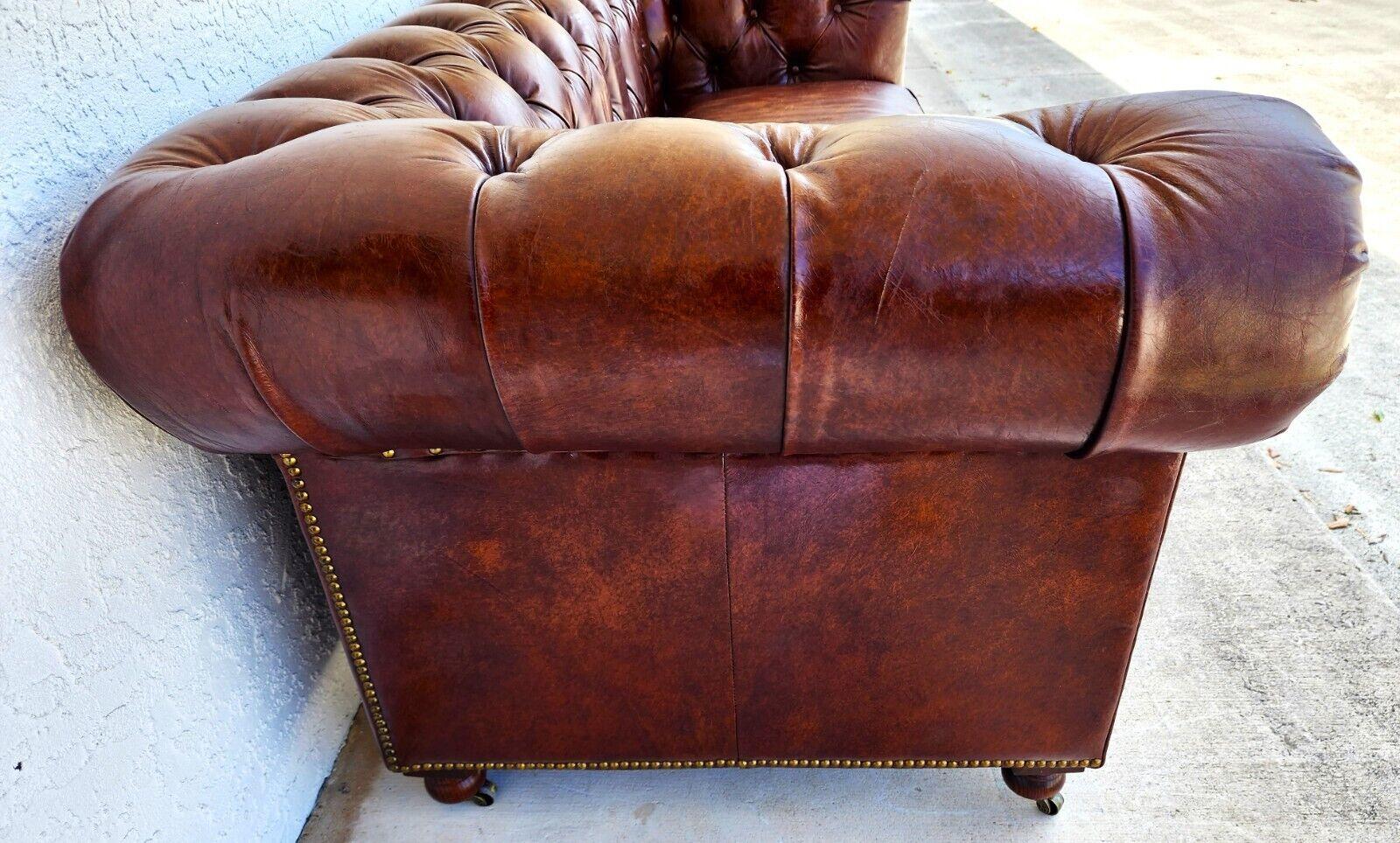 Chesterfield Leather Conrad Sofa by Four Hands  2