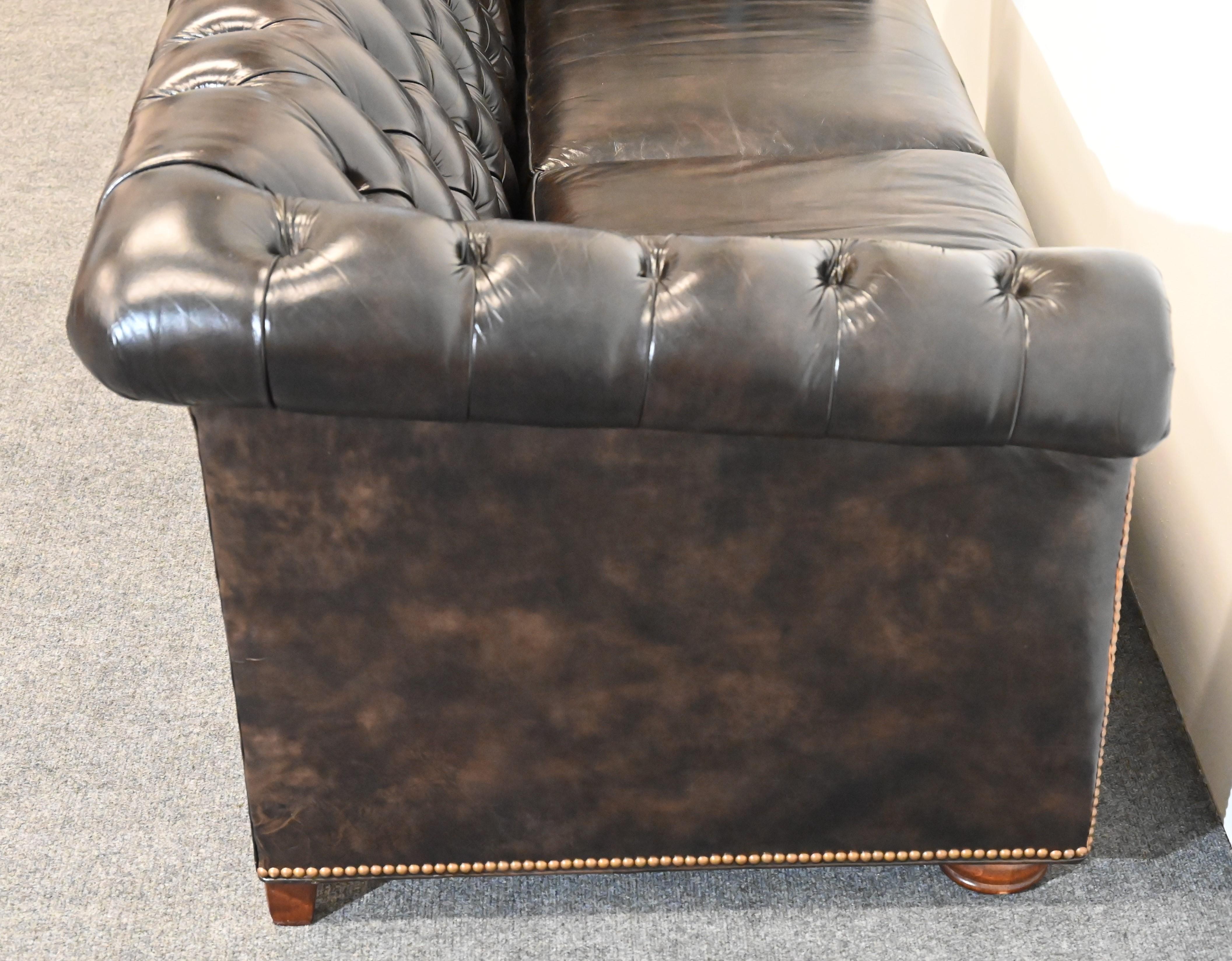 Chesterfield Leather Sofa by Leathercraft, 1970s 4