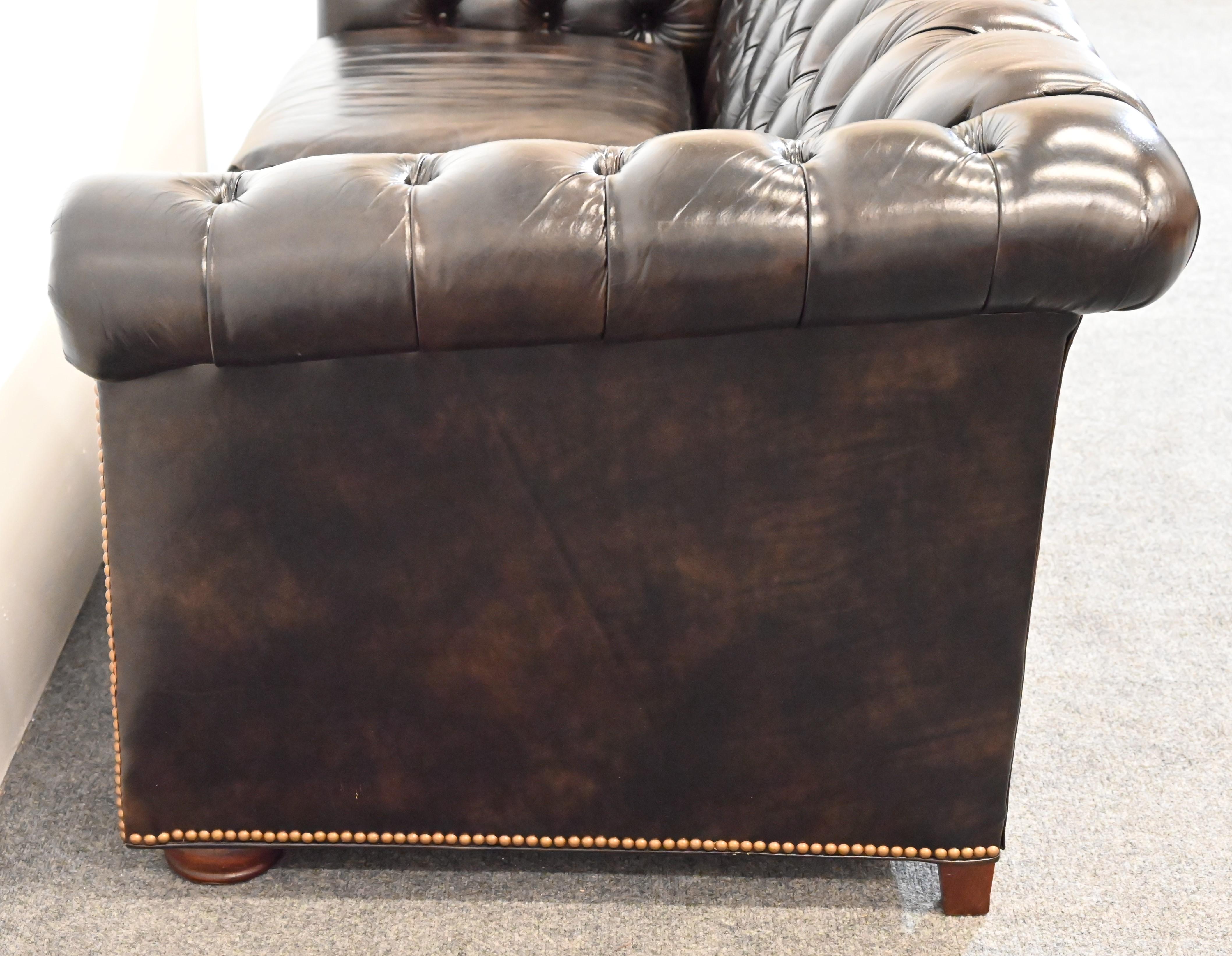 Chesterfield Leather Sofa by Leathercraft, 1970s 6