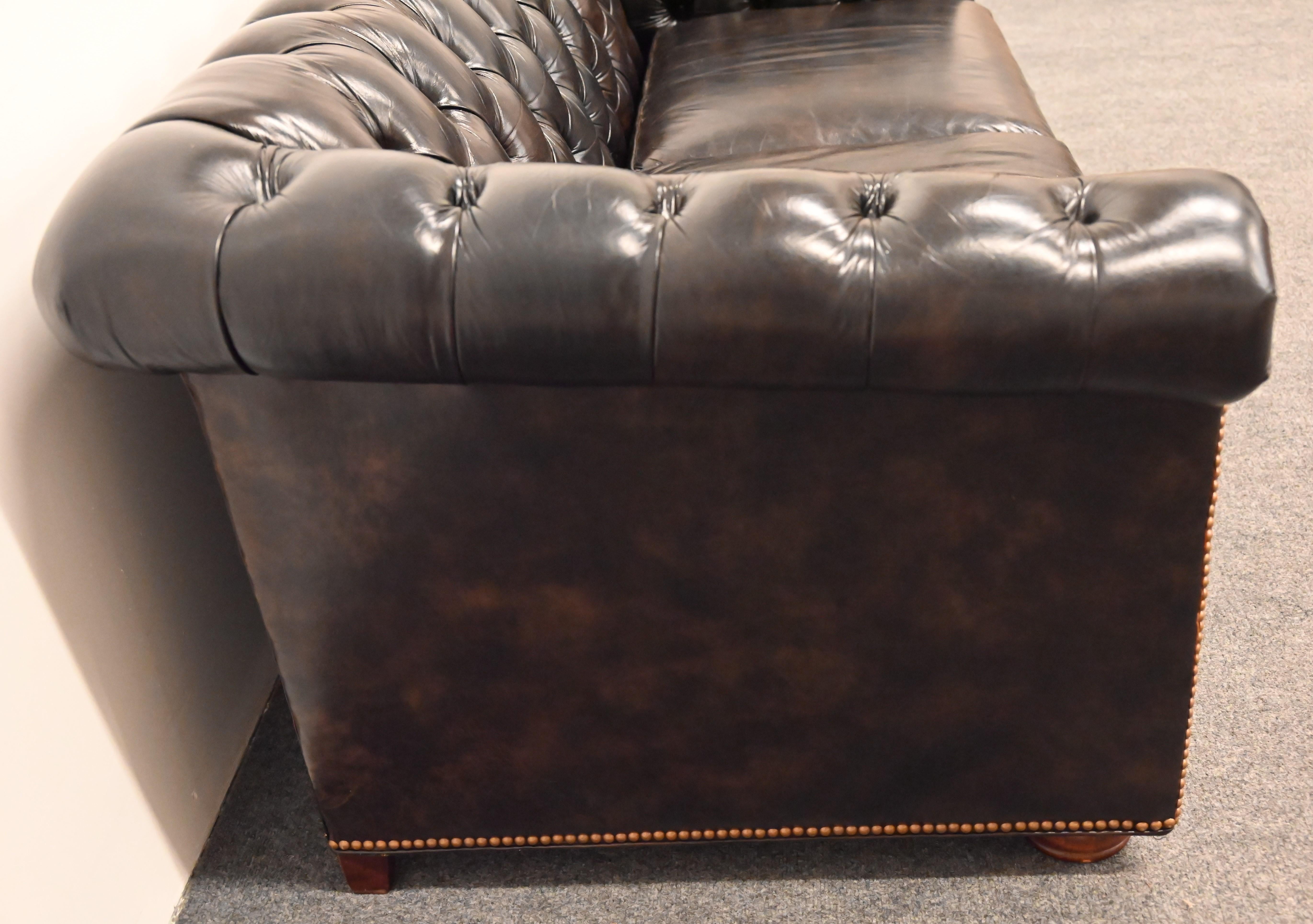 Chesterfield Leather Sofa by Leathercraft, 1970s 1