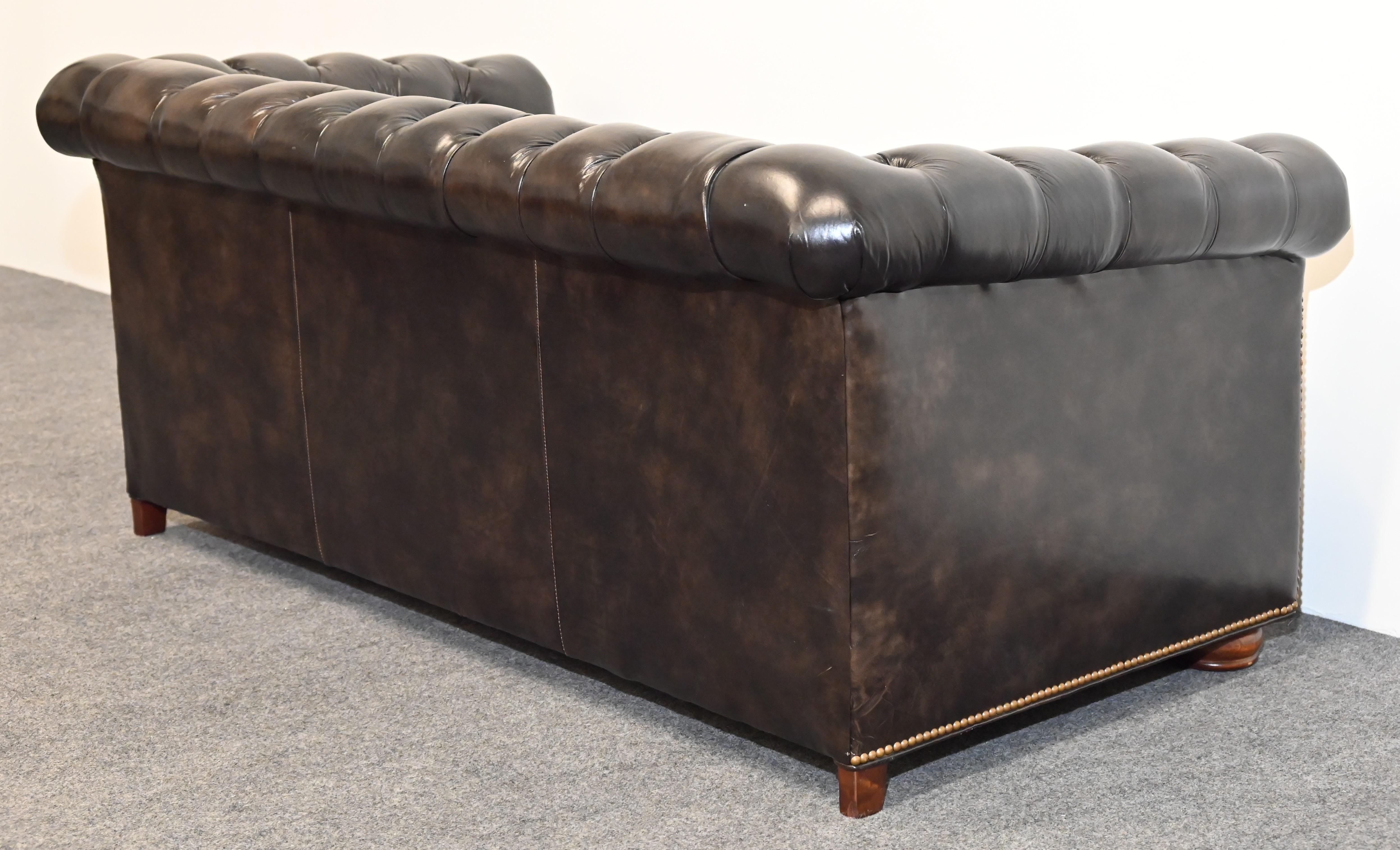 Chesterfield Leather Sofa by Leathercraft, 1970s 3