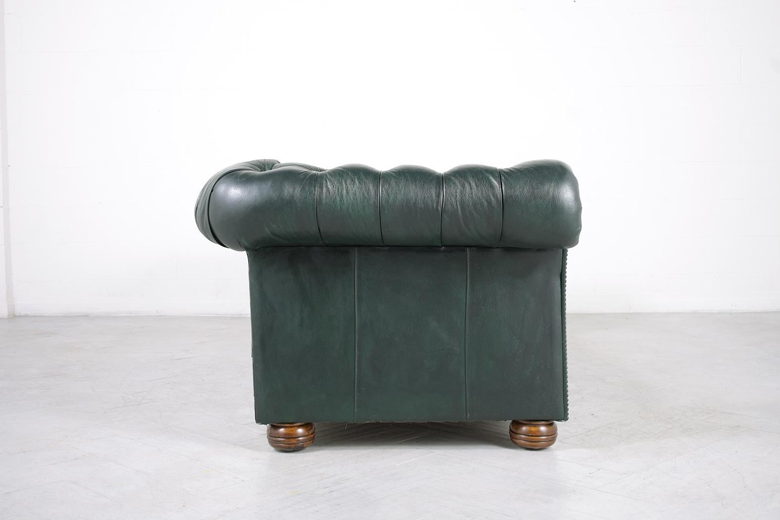Late 20th Century Chesterfield Leather Sofa