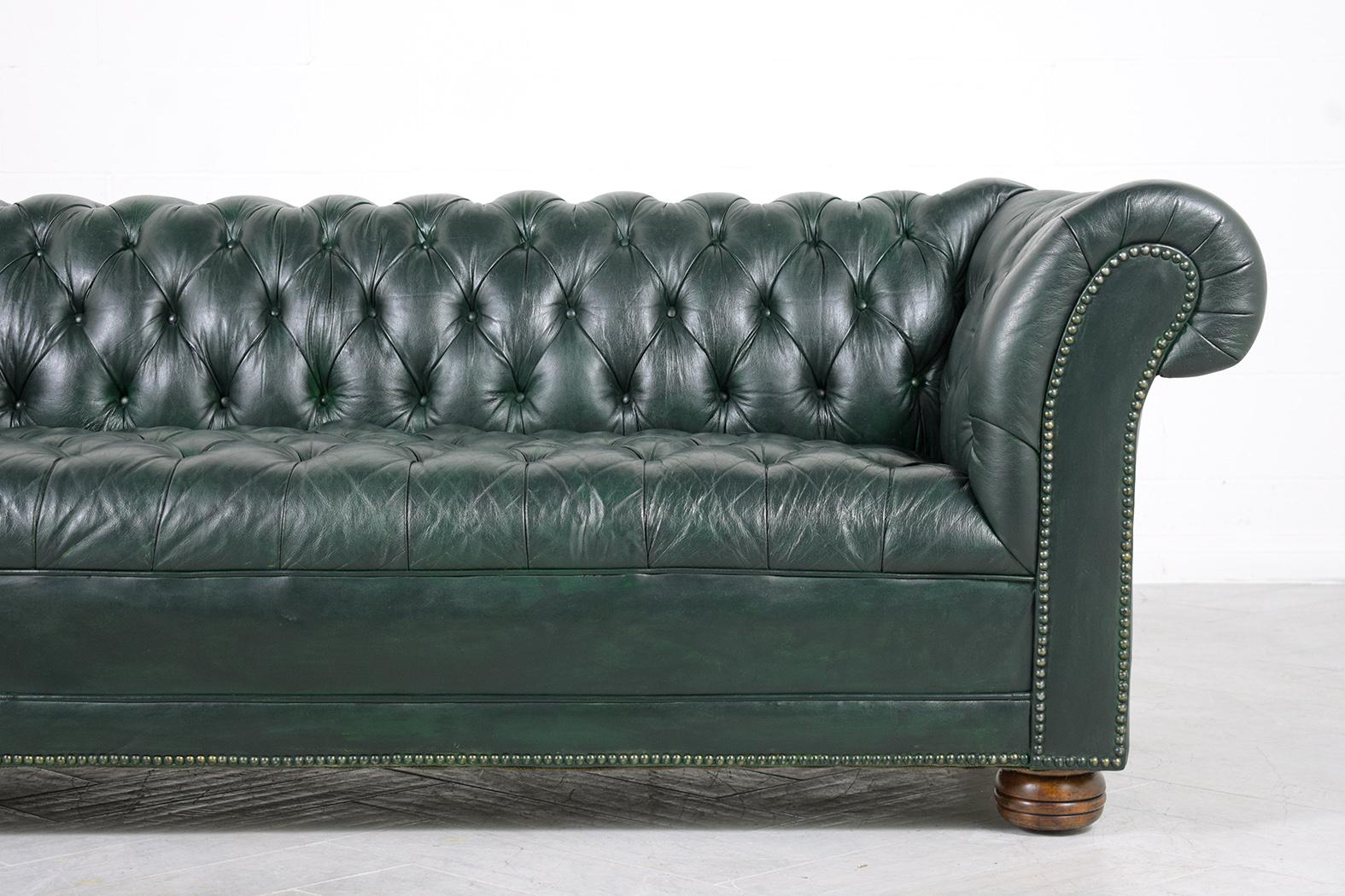 Chesterfield Leather Sofa 1