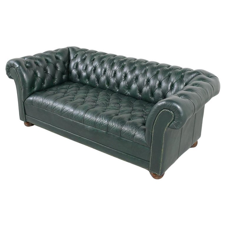 Chesterfield Leather Sofa For Sale at 1stDibs