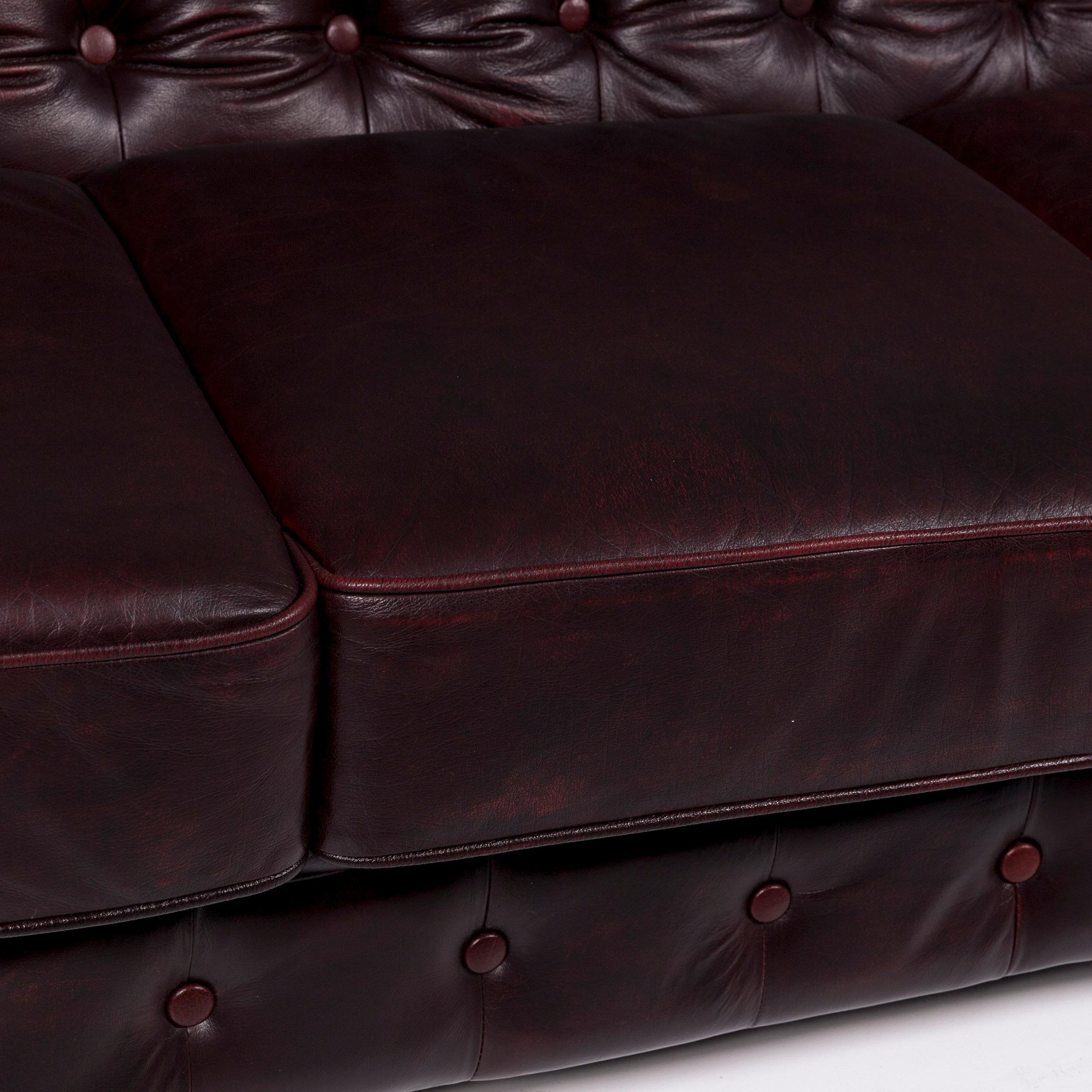 red retro couch