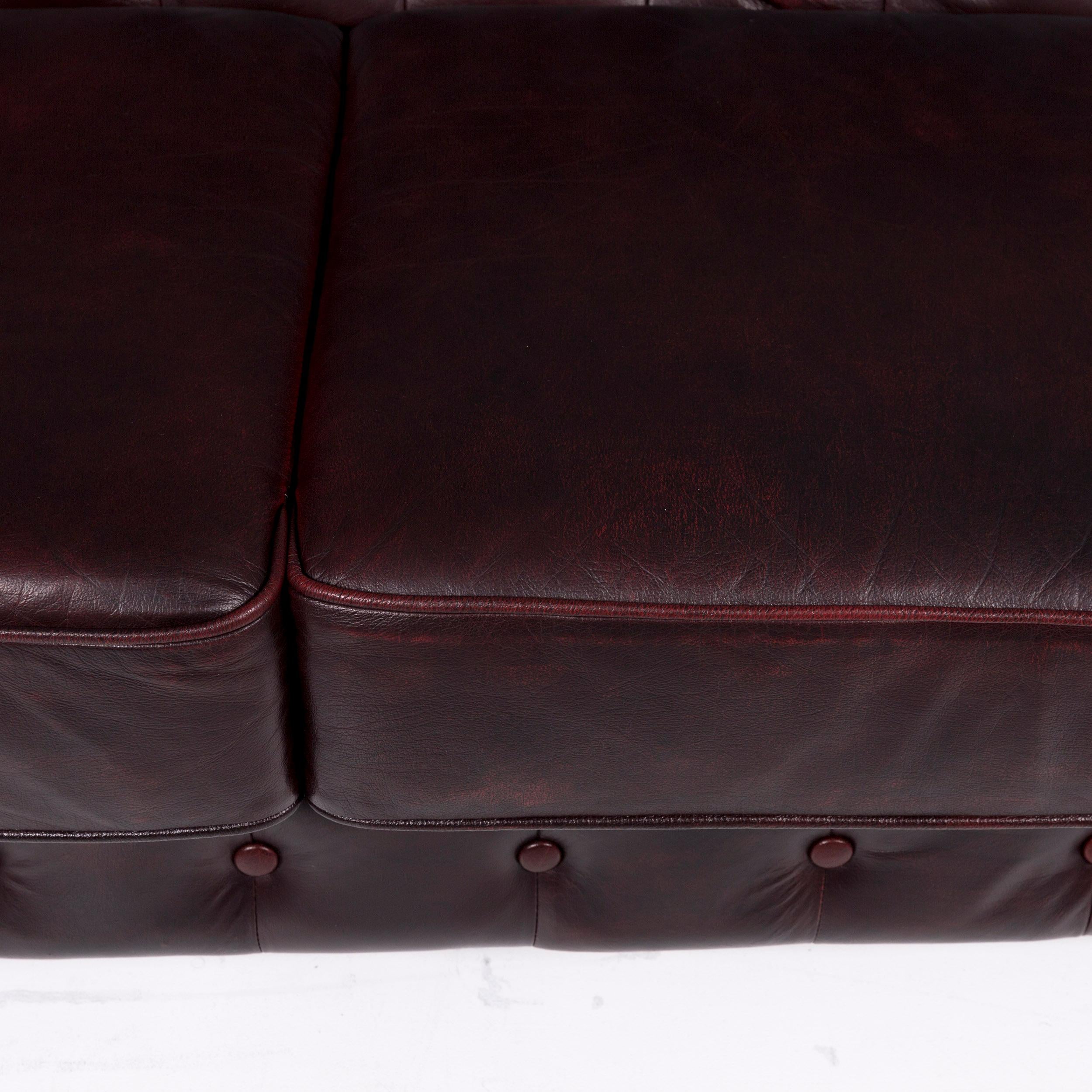 red retro sofa