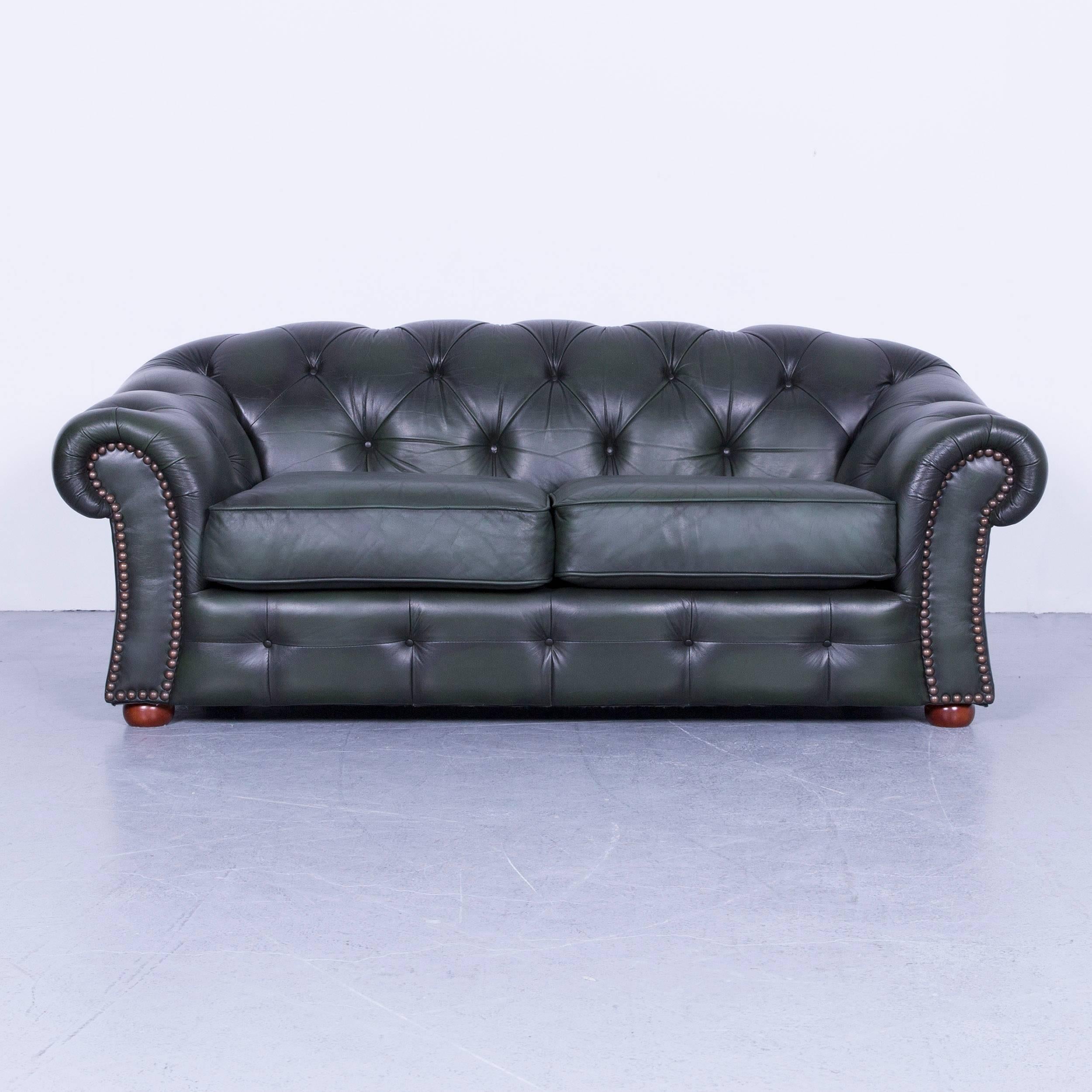 We bring to you an Chesterfield leather sofa set green three-seat two-seat.


































 