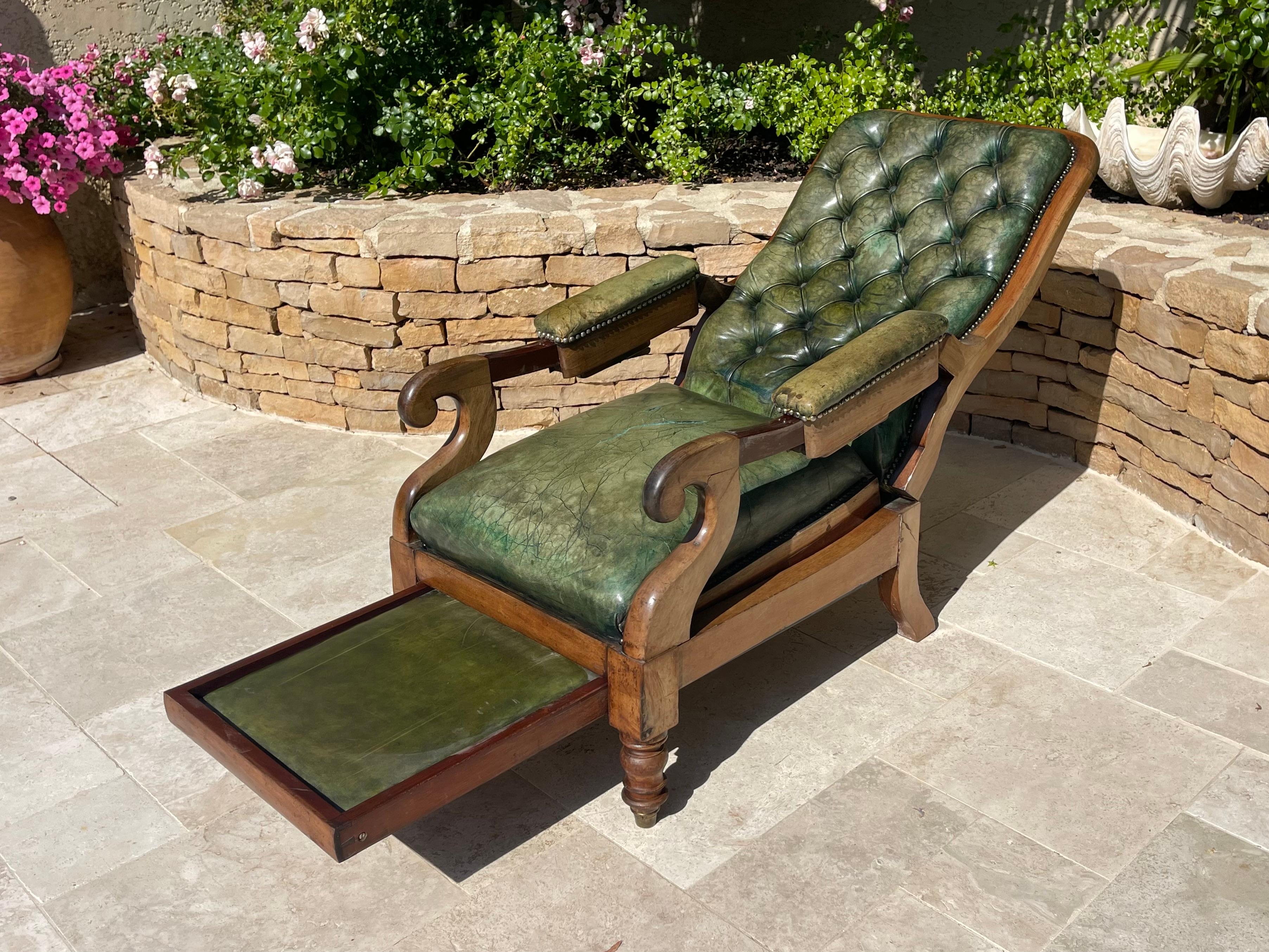 Fauteuil Chesterfield en acajou en vente 5