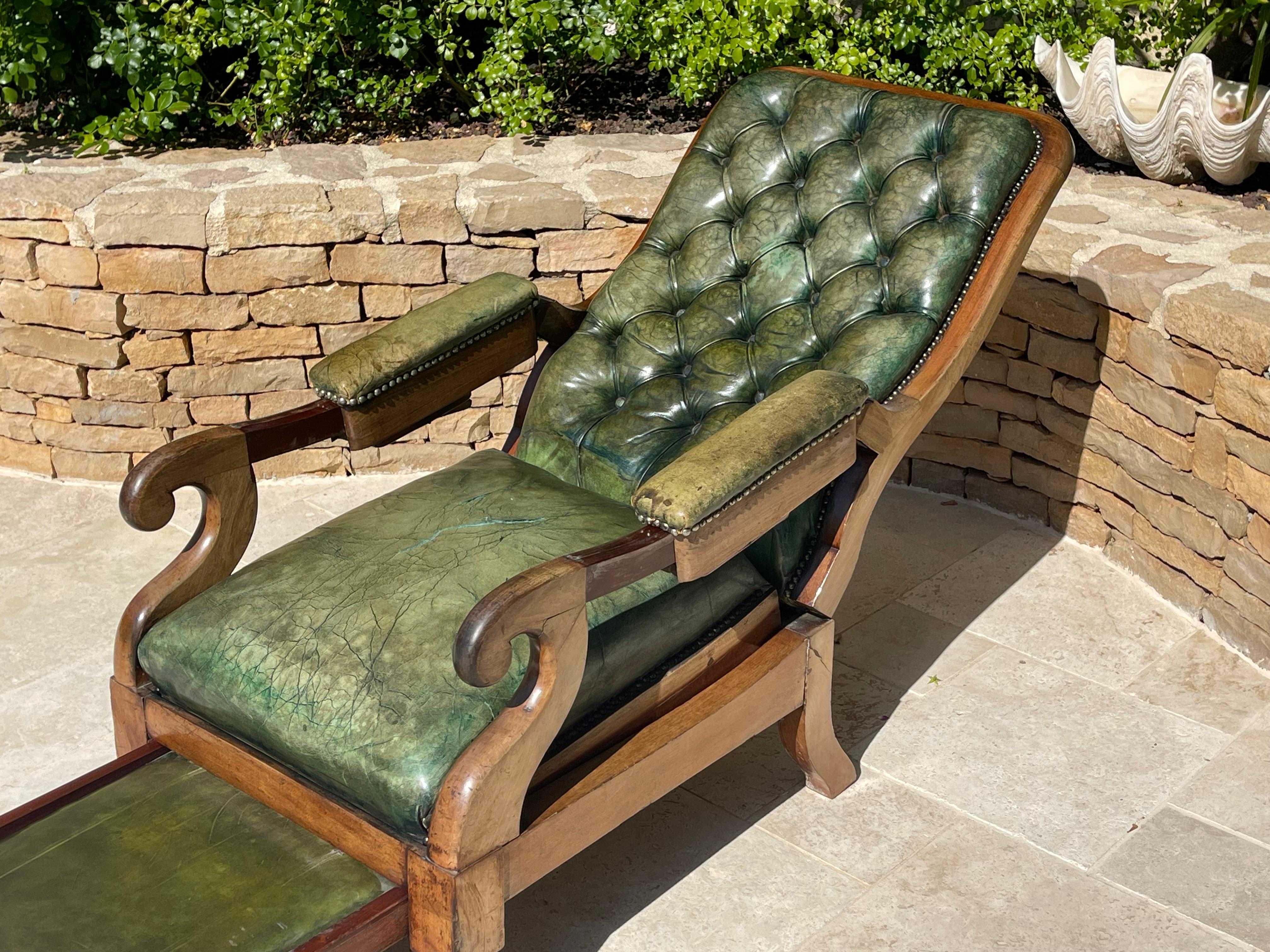 Fauteuil Chesterfield en acajou en vente 6