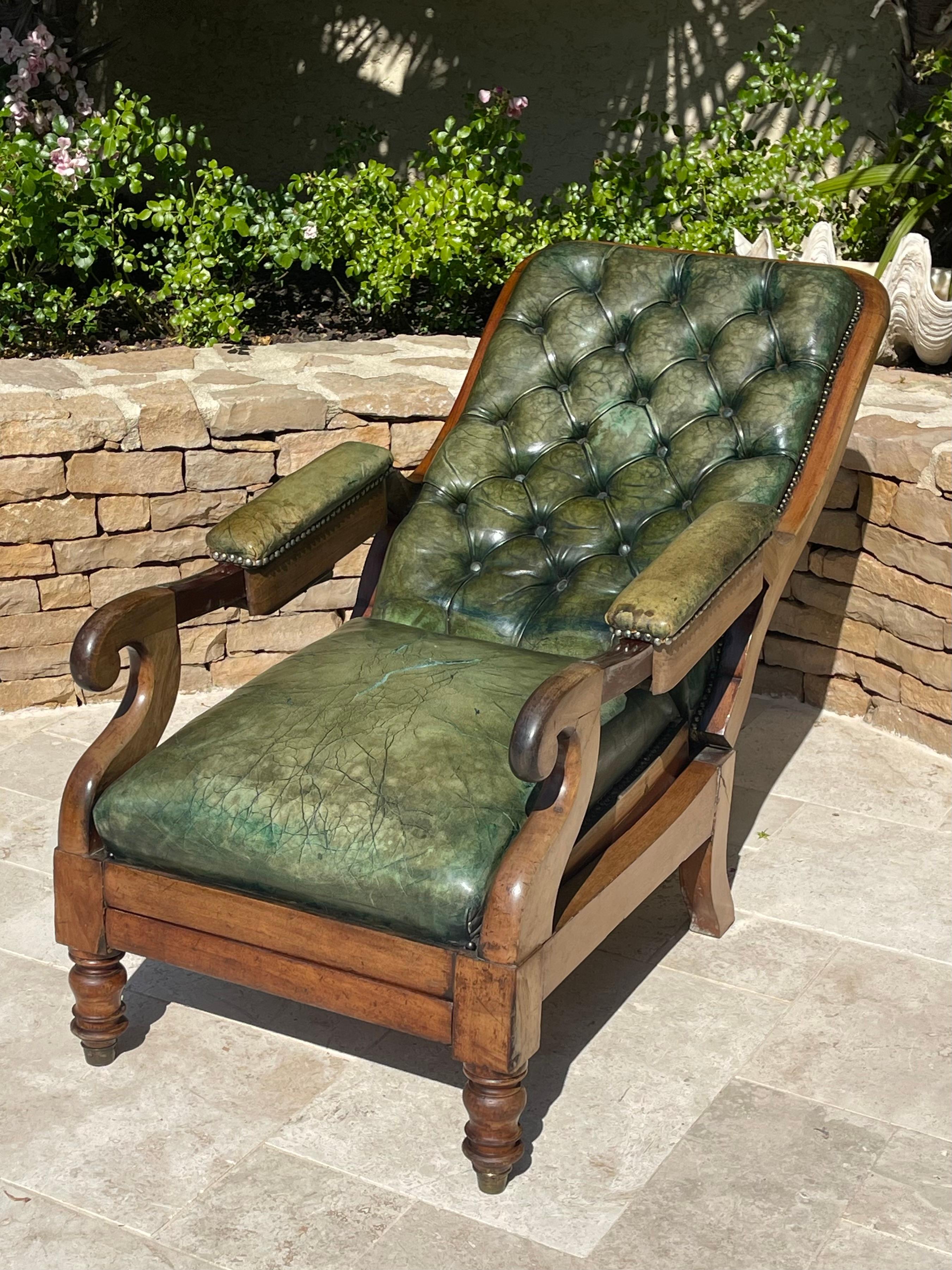 Fauteuil Chesterfield en acajou en vente 8
