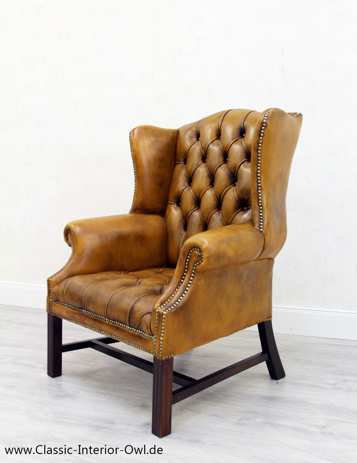 Chesterfield Ohrensessel Clubsessel Stuhle Sessel Barock Antik In Excellent Condition For Sale In Lage, DE
