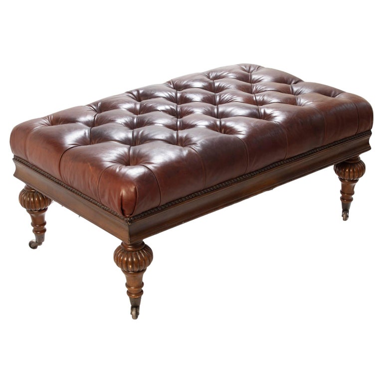 Chesterfield Ottoman at 1stDibs