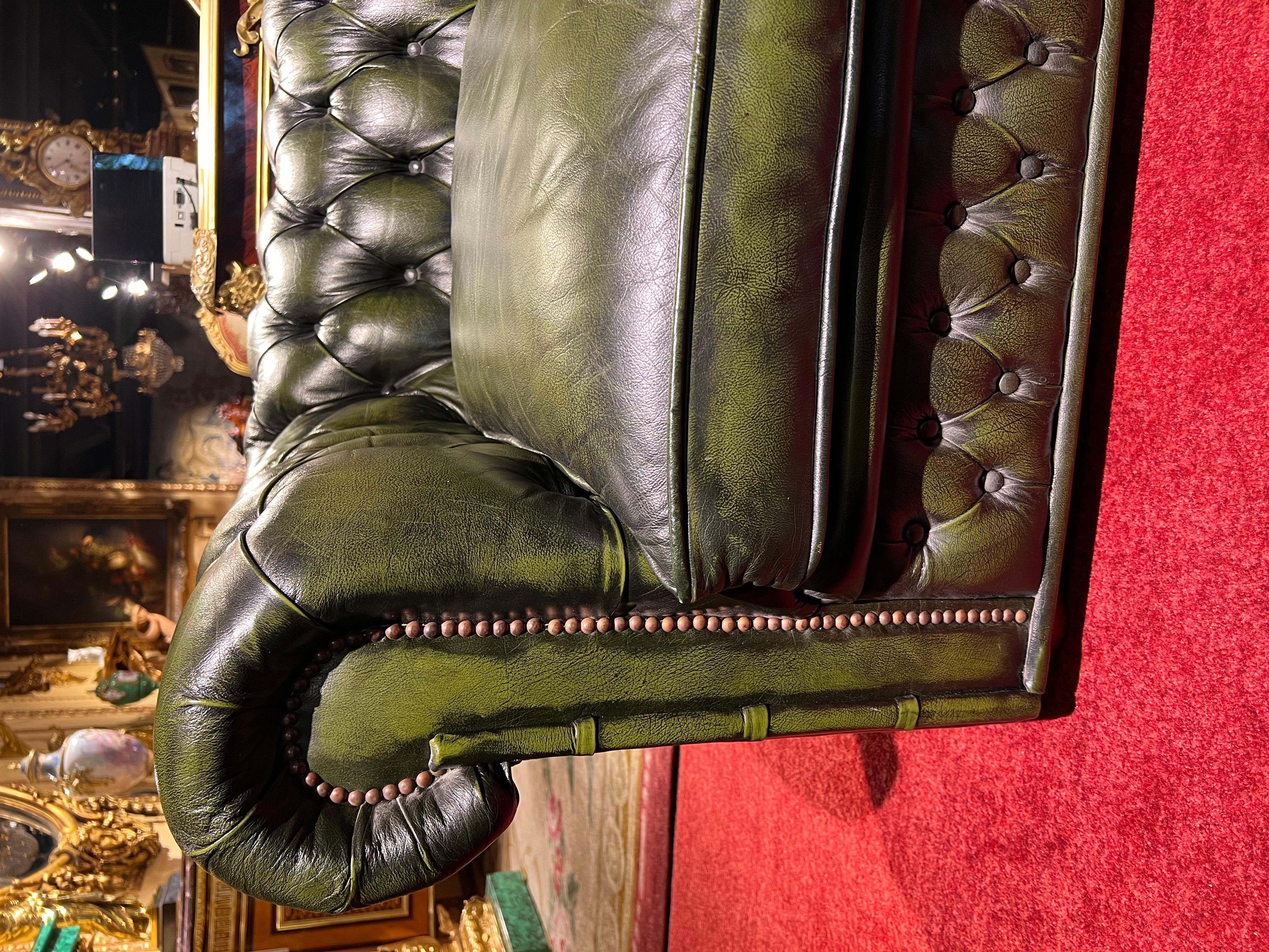 20th Century Chesterfield Set Kent Modell 3, 2 Seater and Armchair Brand by Centurion
