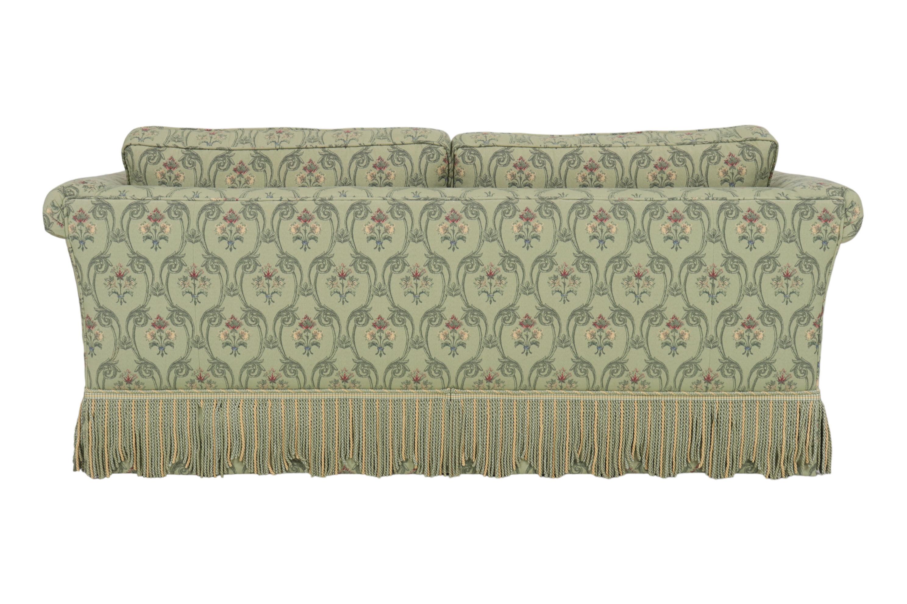 20th Century Chesterfield Sleeper Sofa in Green