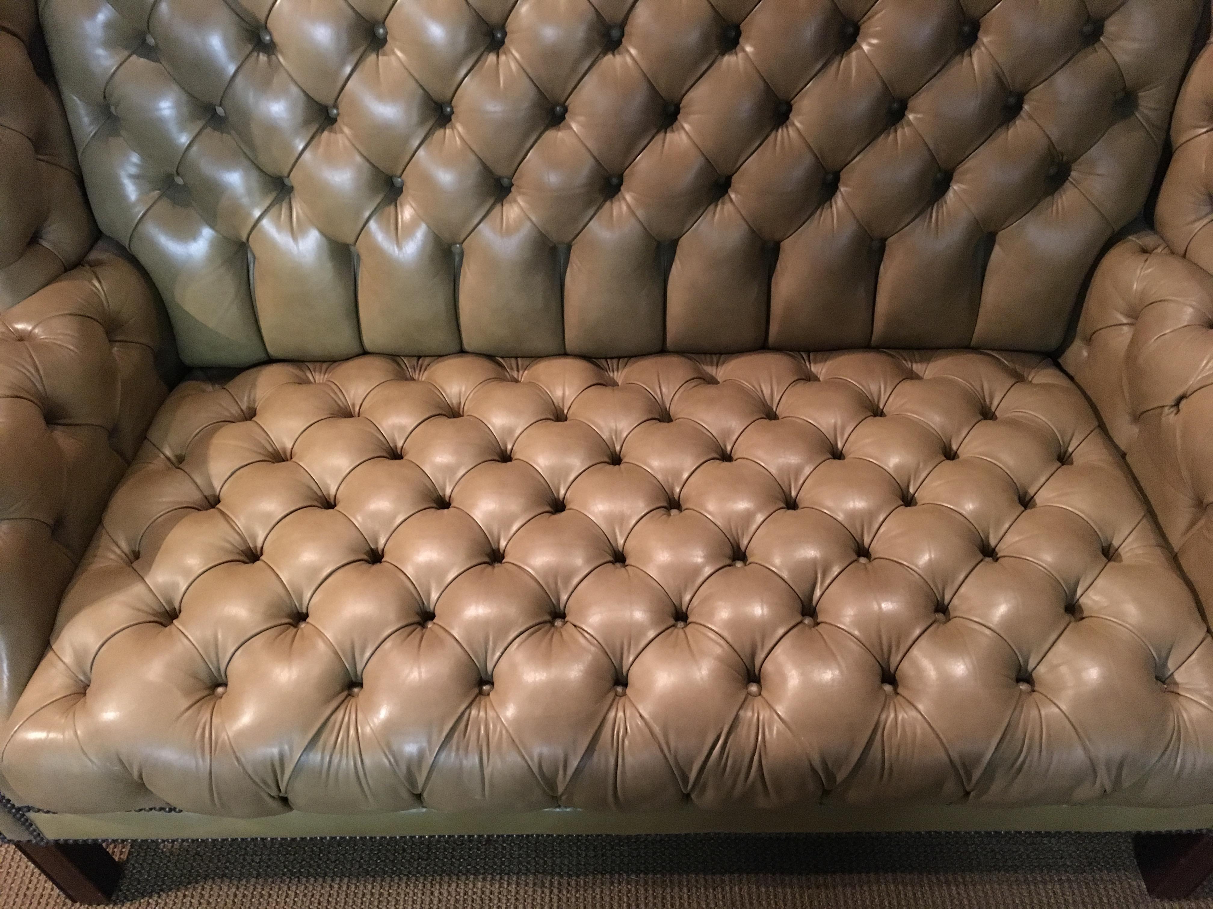 high back chesterfield chair