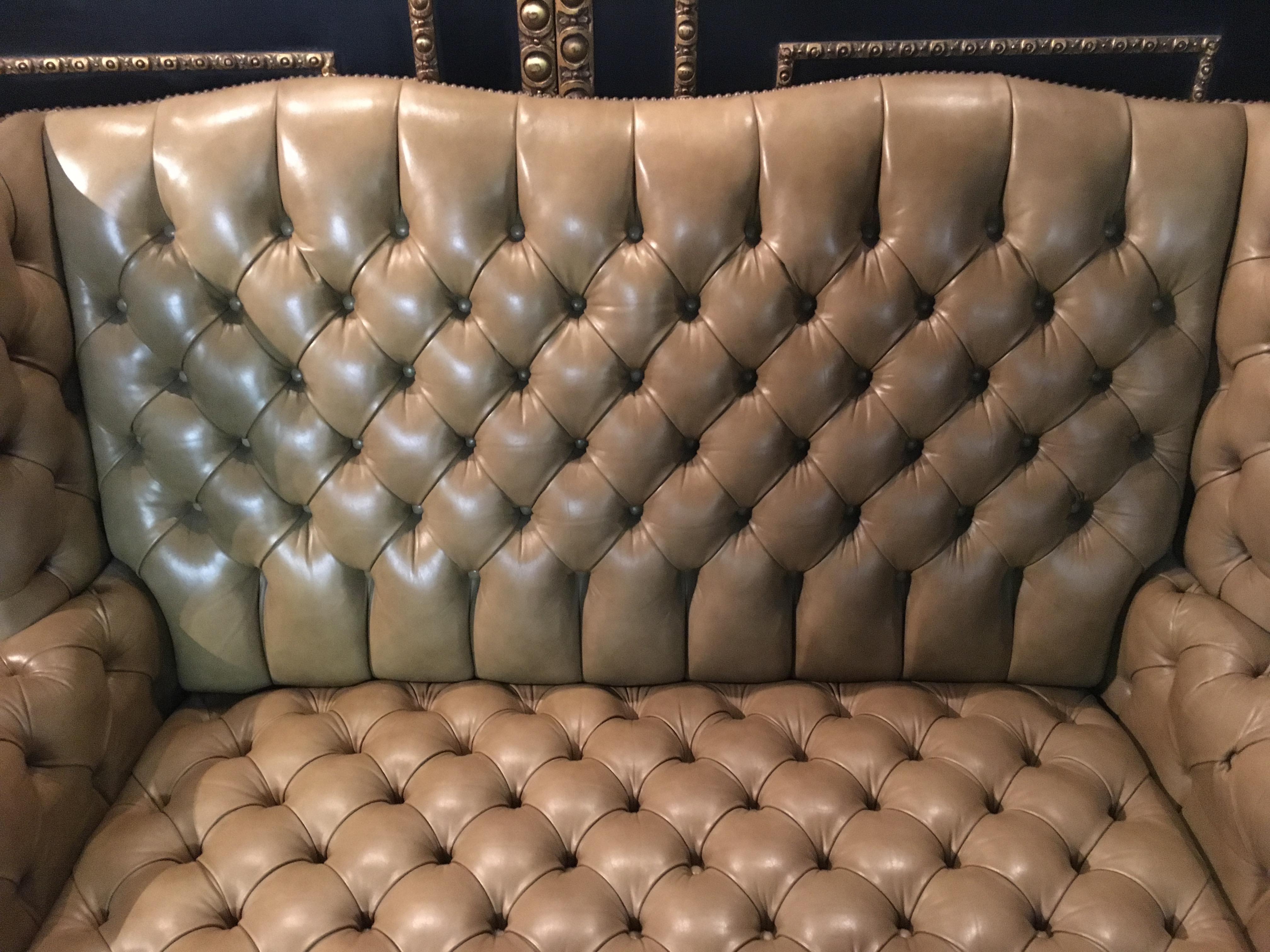 chesterfield chair high back