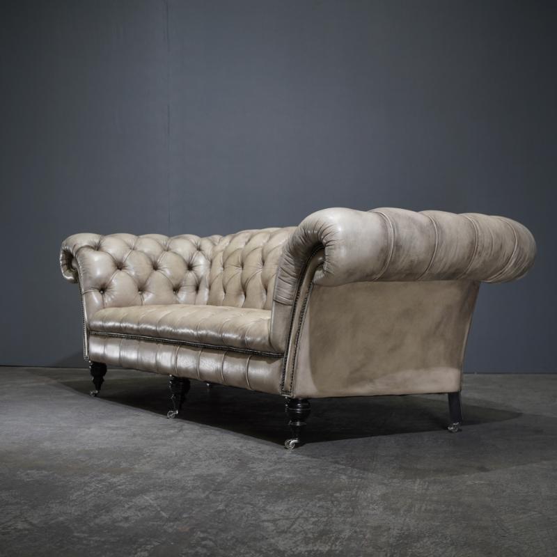 Leather Chesterfield Sofa by Philip Stanhope Fleming & Howland
